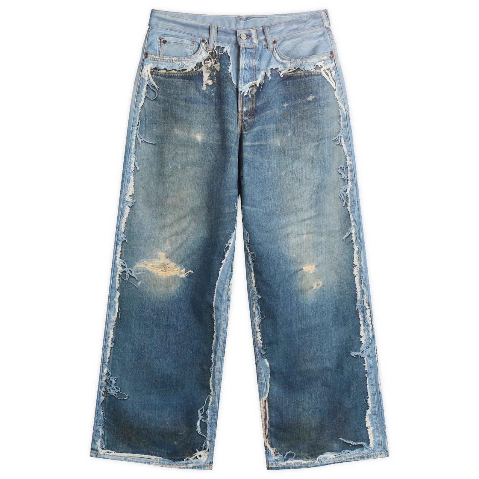 Acne Studios 1981 Trompe l’oeil Skeleton Print Jeans