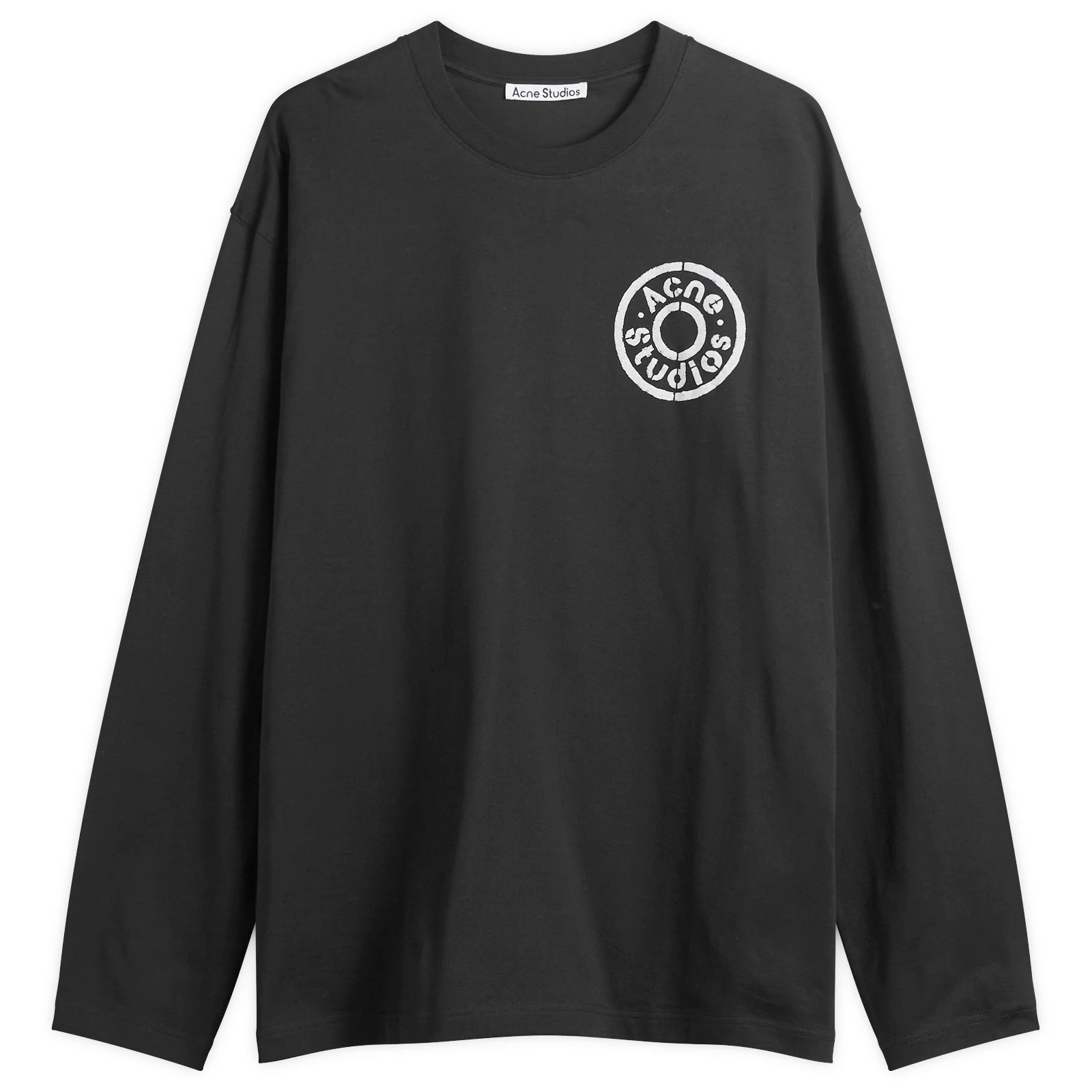 Acne Studios Button Logo Long Sleeve T-Shirt