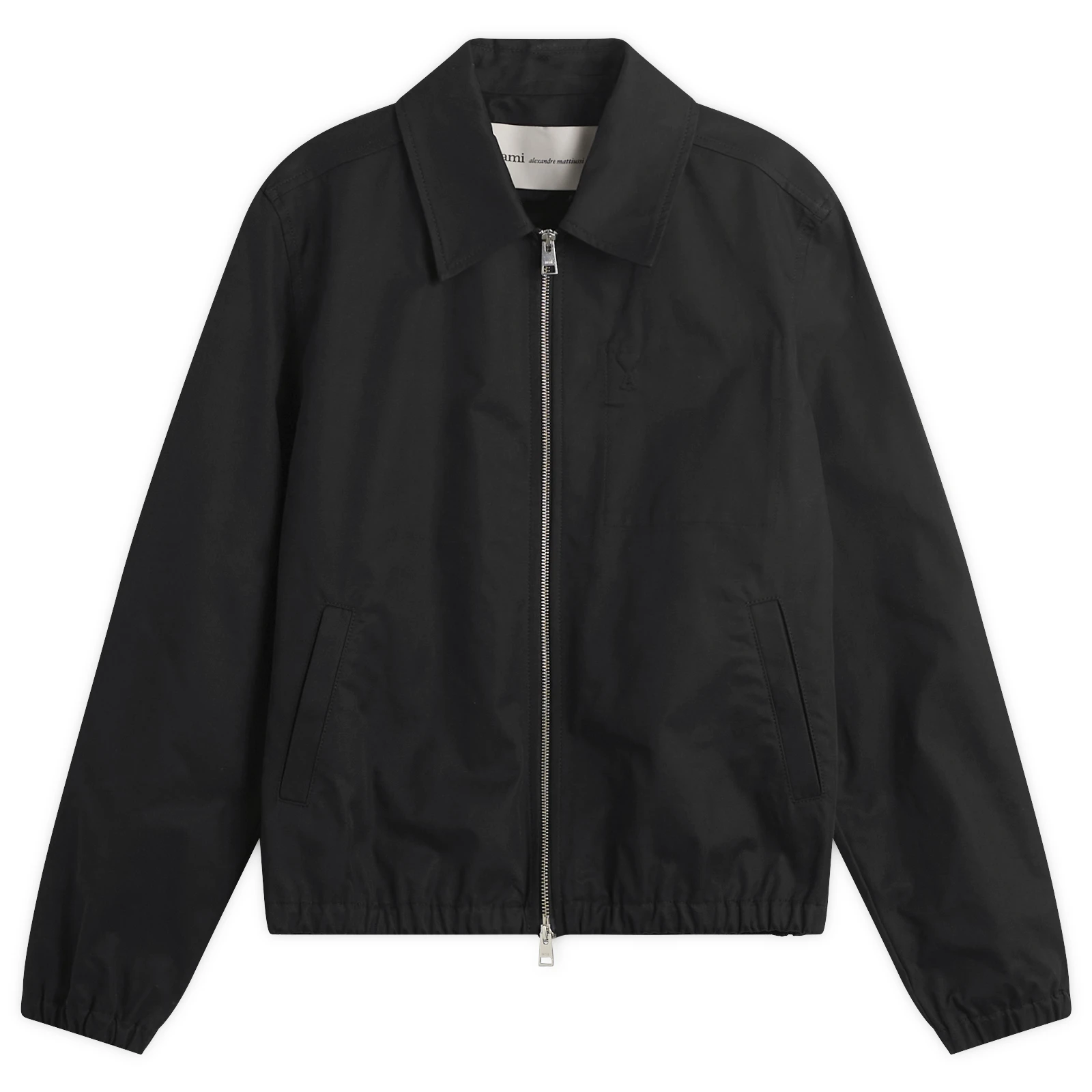 AMI Paris Zipped Jacket With Embossed Ami De Coeur