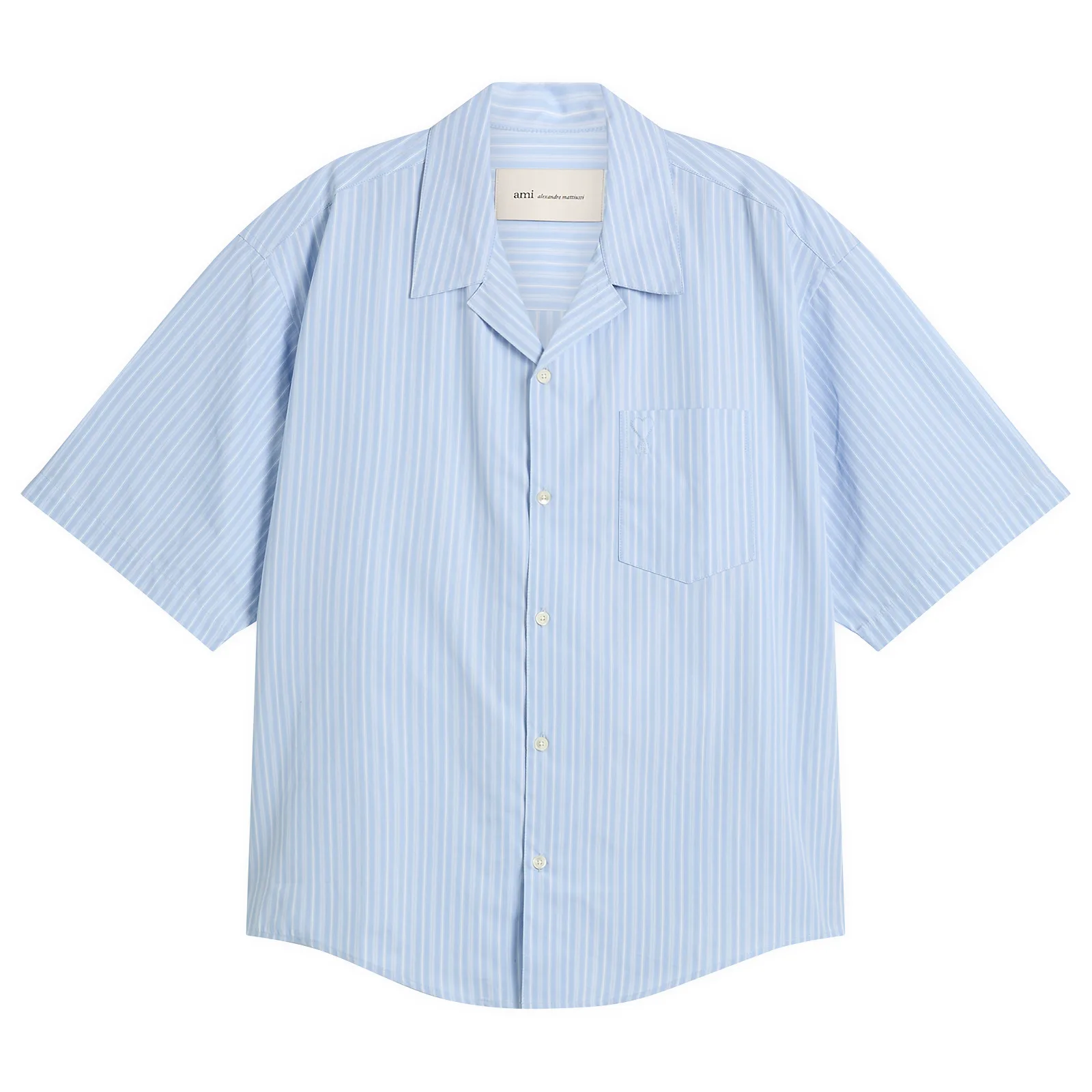 AMI Paris Short Sleeve Boxy Shirt