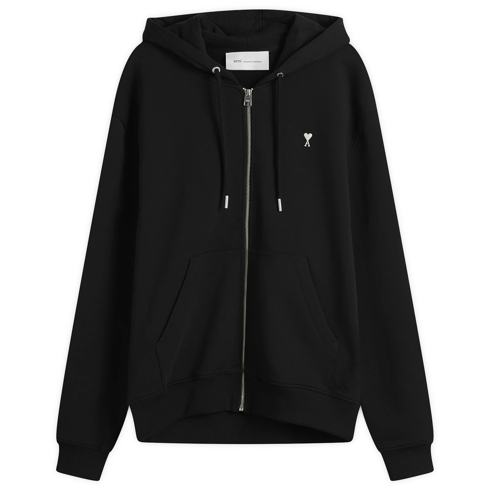 AMI Paris Contrasted Ami De Coeur Hoodie