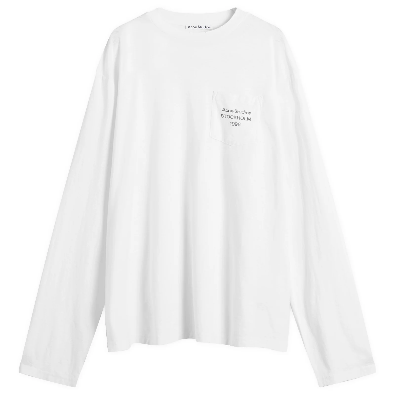 Acne Studios Long Sleeve 1996 Logo Pocket T-Shirt