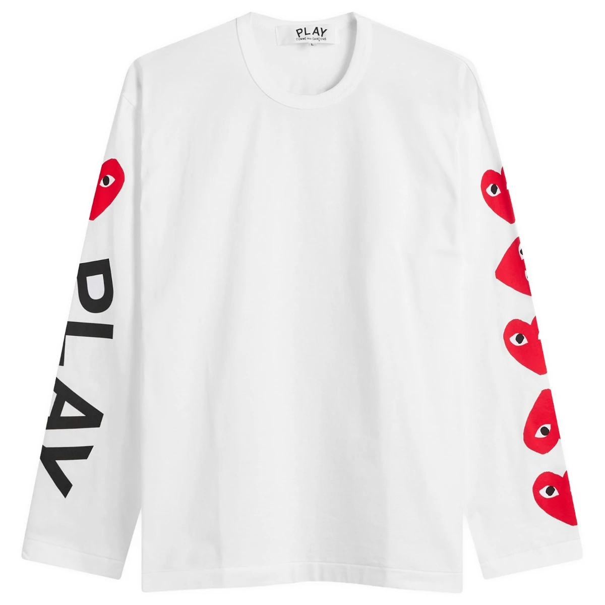 Comme des Garçons Play Red Heart Long Sleeve T-Shirt