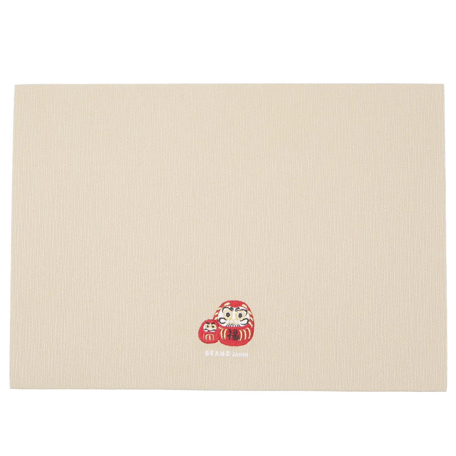 BEAMS JAPAN Embroidery Tea Mat - Daruma