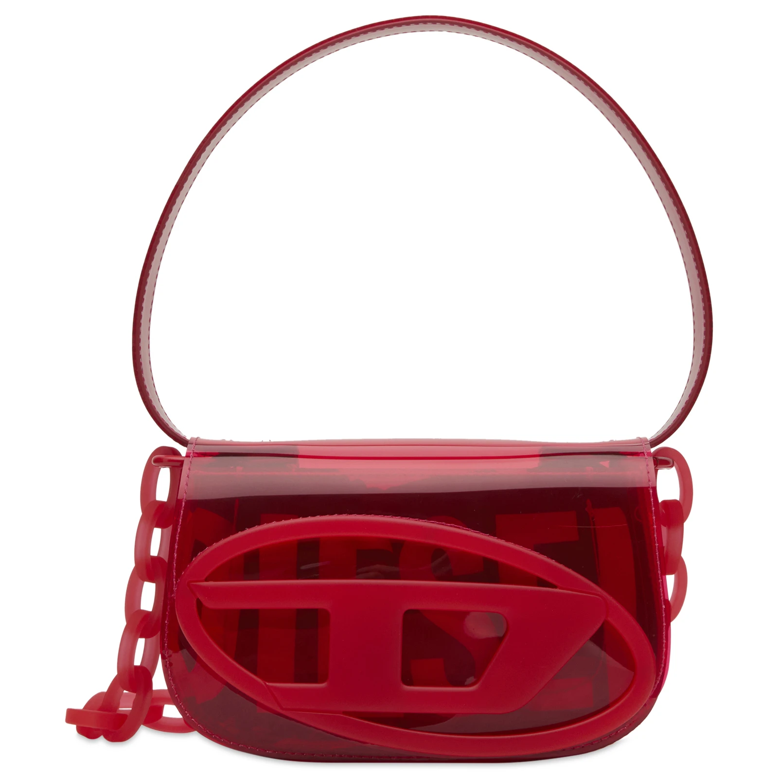 Diesel 1DR Logo Perspex Handbag