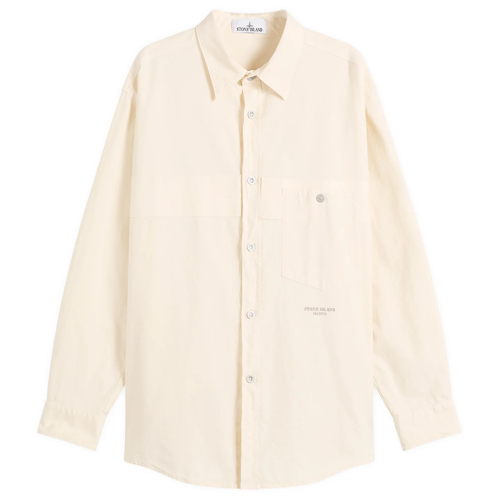 Stone Island Marina Cotton Nylon Panama Overshirt
