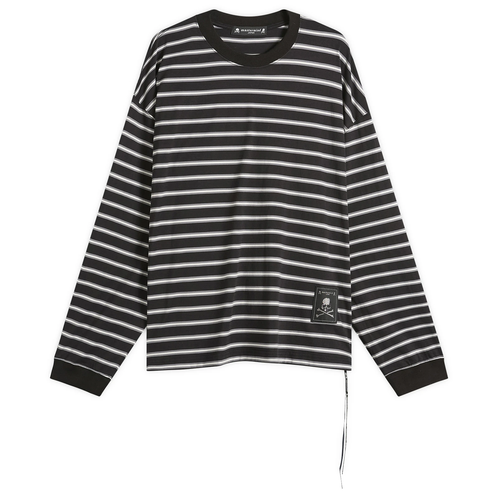 MASTERMIND WORLD Fine Gauge Stripe Long Sleeve T-Shirt