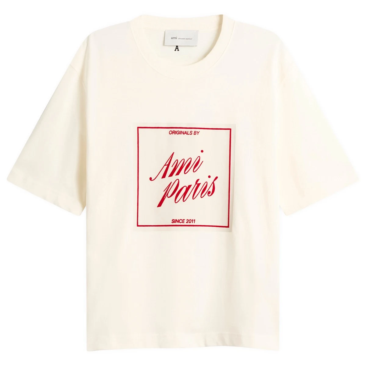 AMI Paris Boxy Fit Short Sleeve T-Shirt