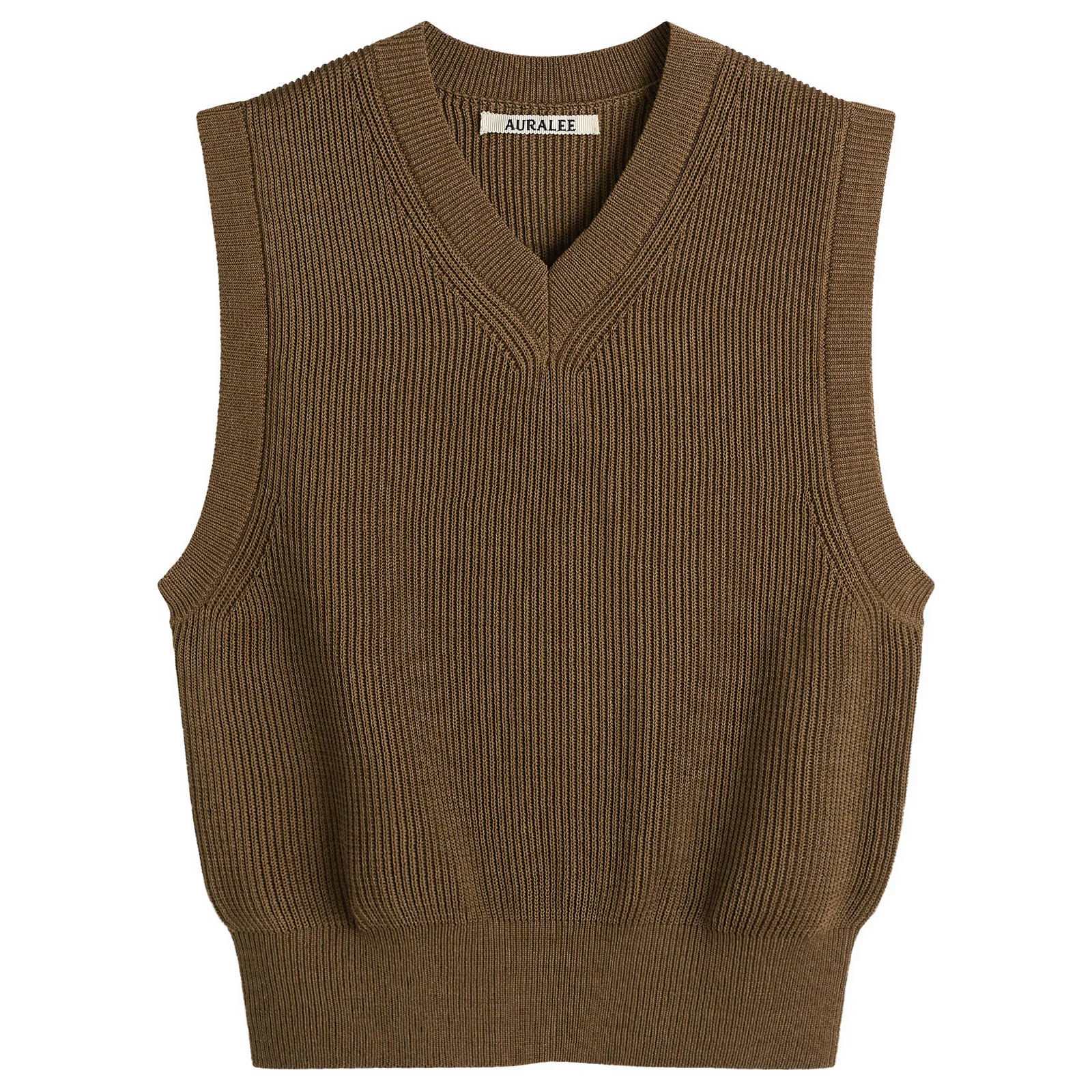 Auralee Rib Knit Vest