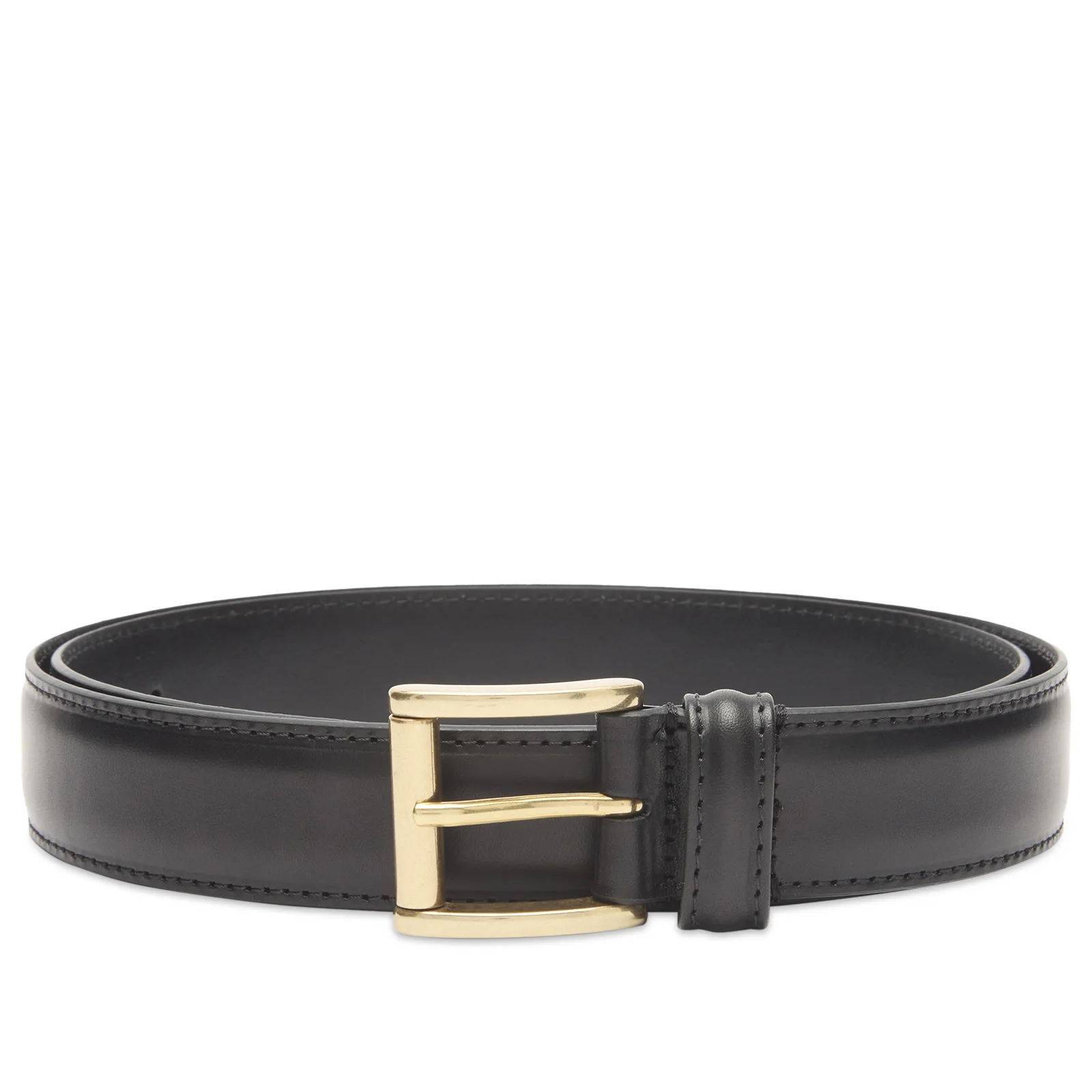 Andersons Narrow Stitch Trimmed Leather Belt