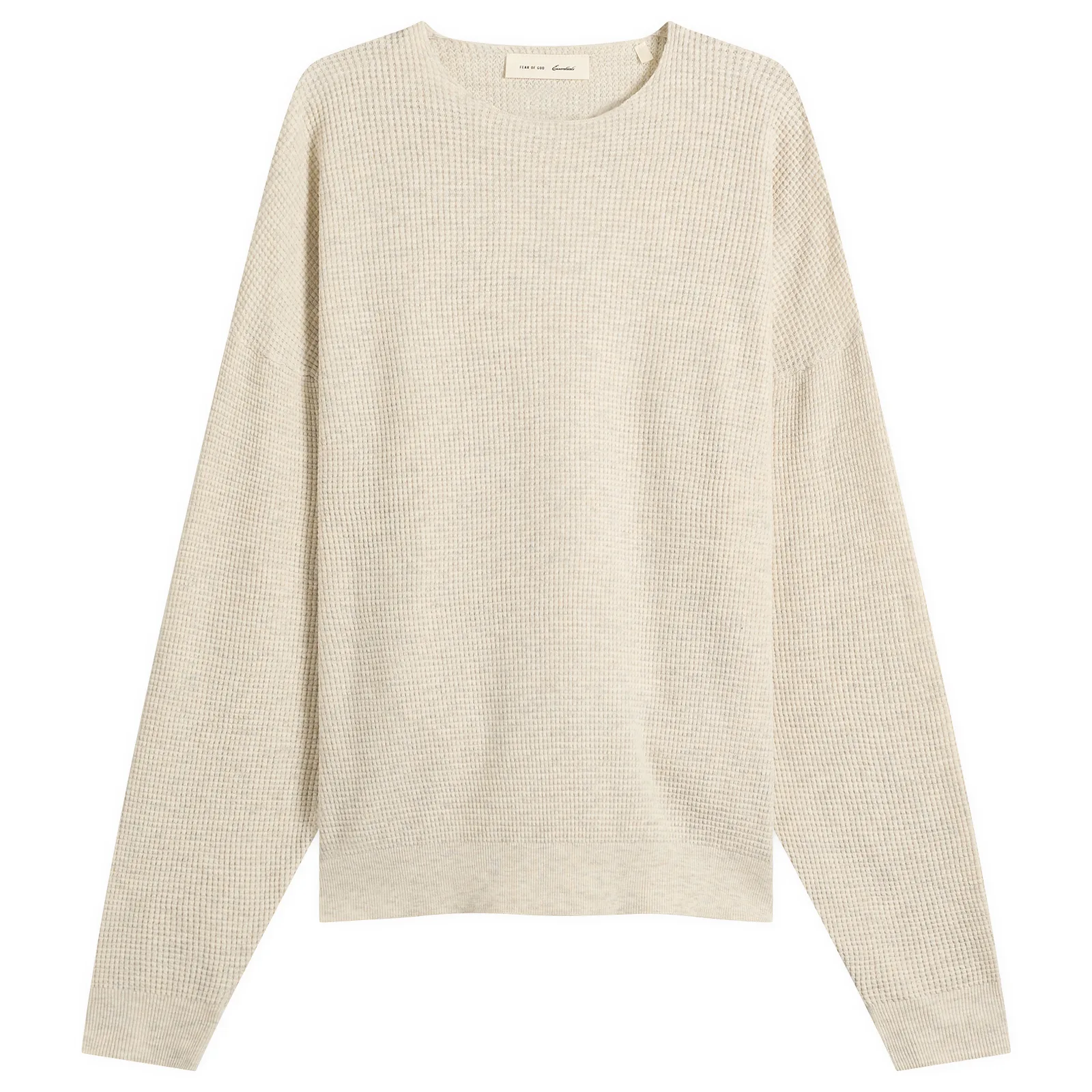 Fear of God ESSENTIALS Signature Waffle 90s Crew Neck Sweats