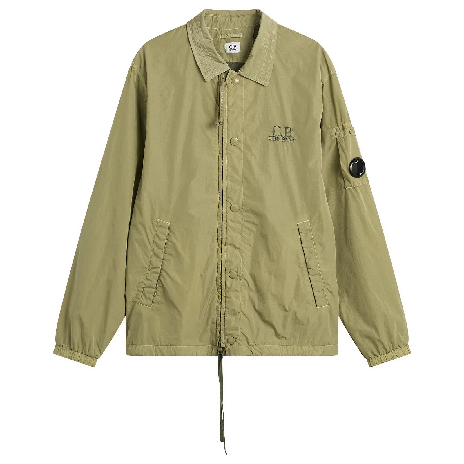 C.P. Company Chrome-R Zipped Lens Logo Overshirt
