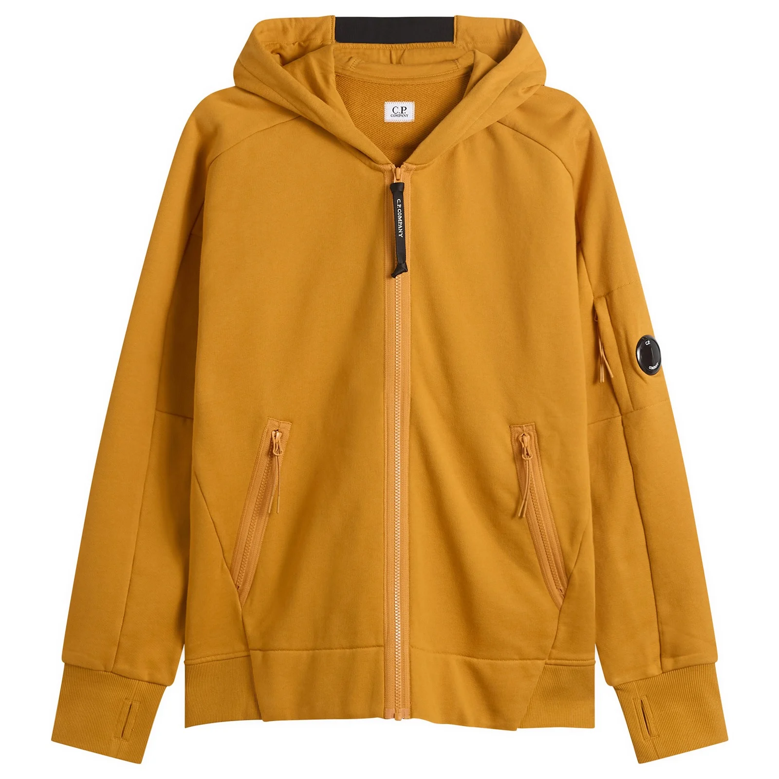 C.P. Company Diagonal Raised Fleece Hooded Lens Sweatshirt