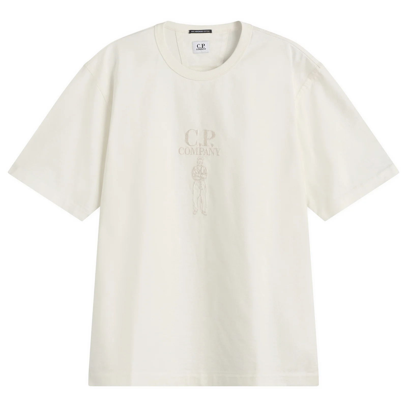 C.P. Company 30/2 Embroidered British Sailor Logo T-Shirt