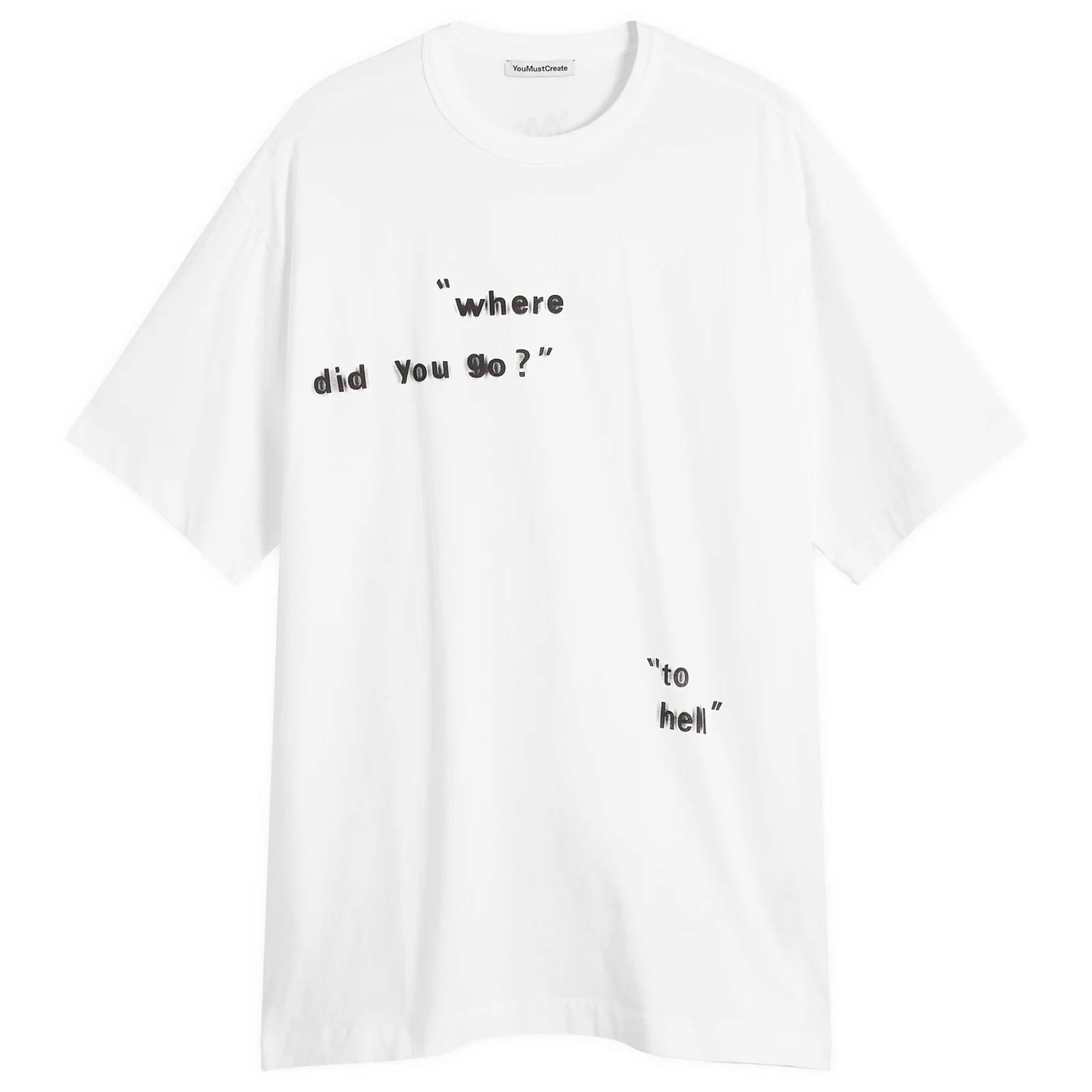 YMC Where Did You Go Print Triple T Shirt