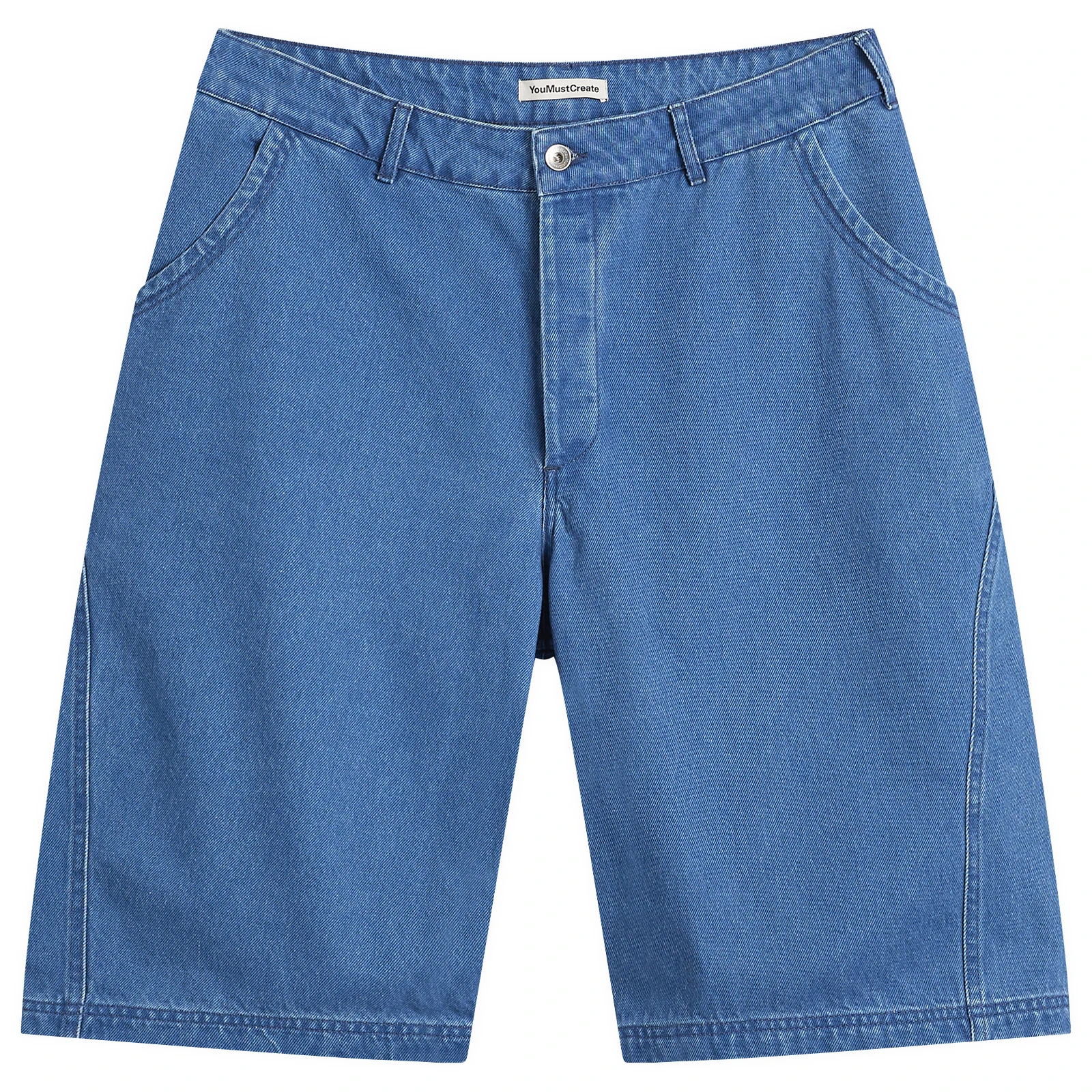 YMC 90'S Denim Twisted Shorts