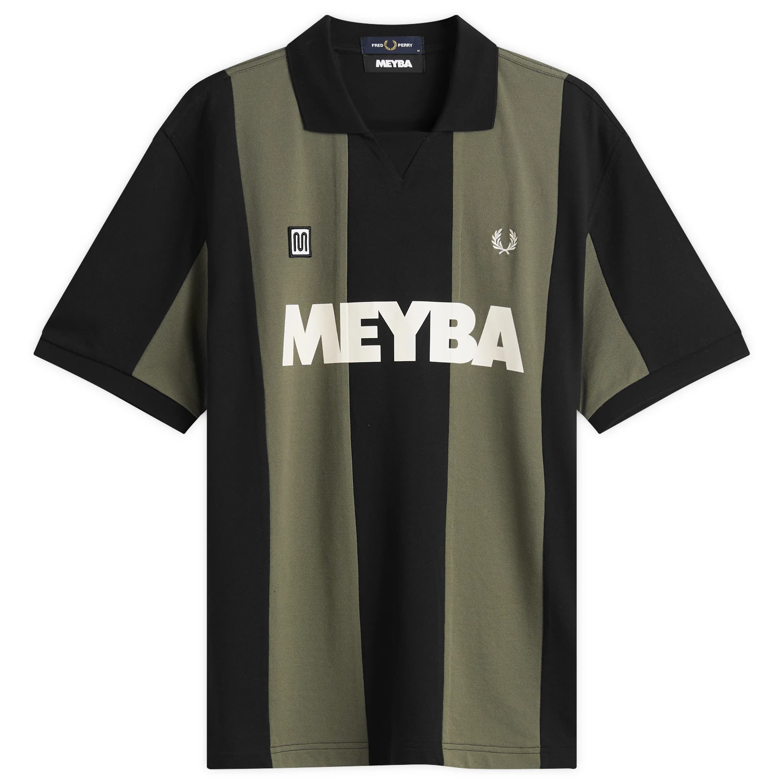 Fred Perry Meyba Cut And Sew Polo Shirt