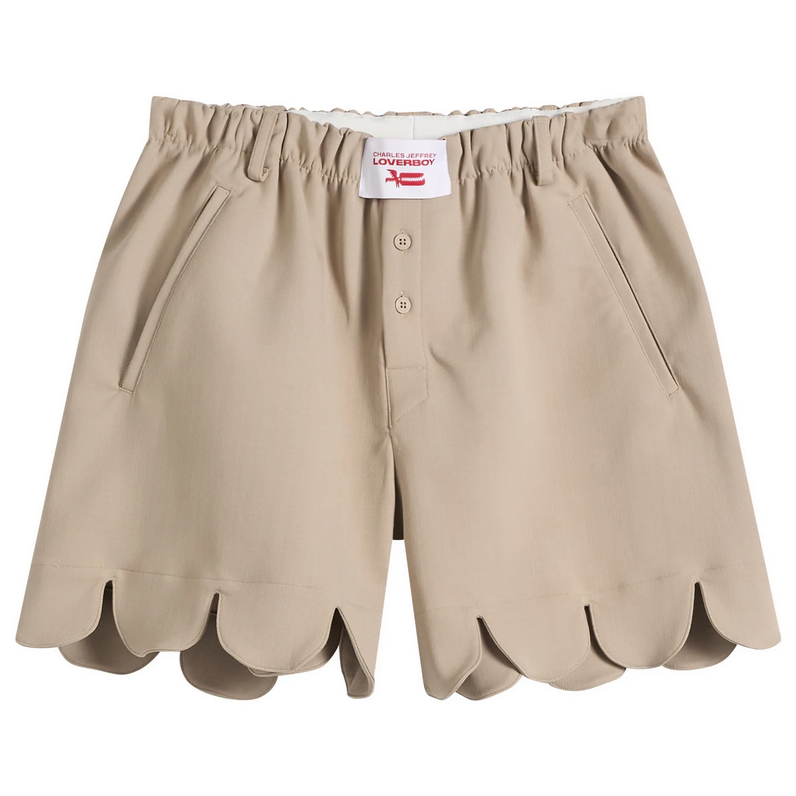Charles Jeffrey Loverboy Formal Scalloped Boxer Shorts