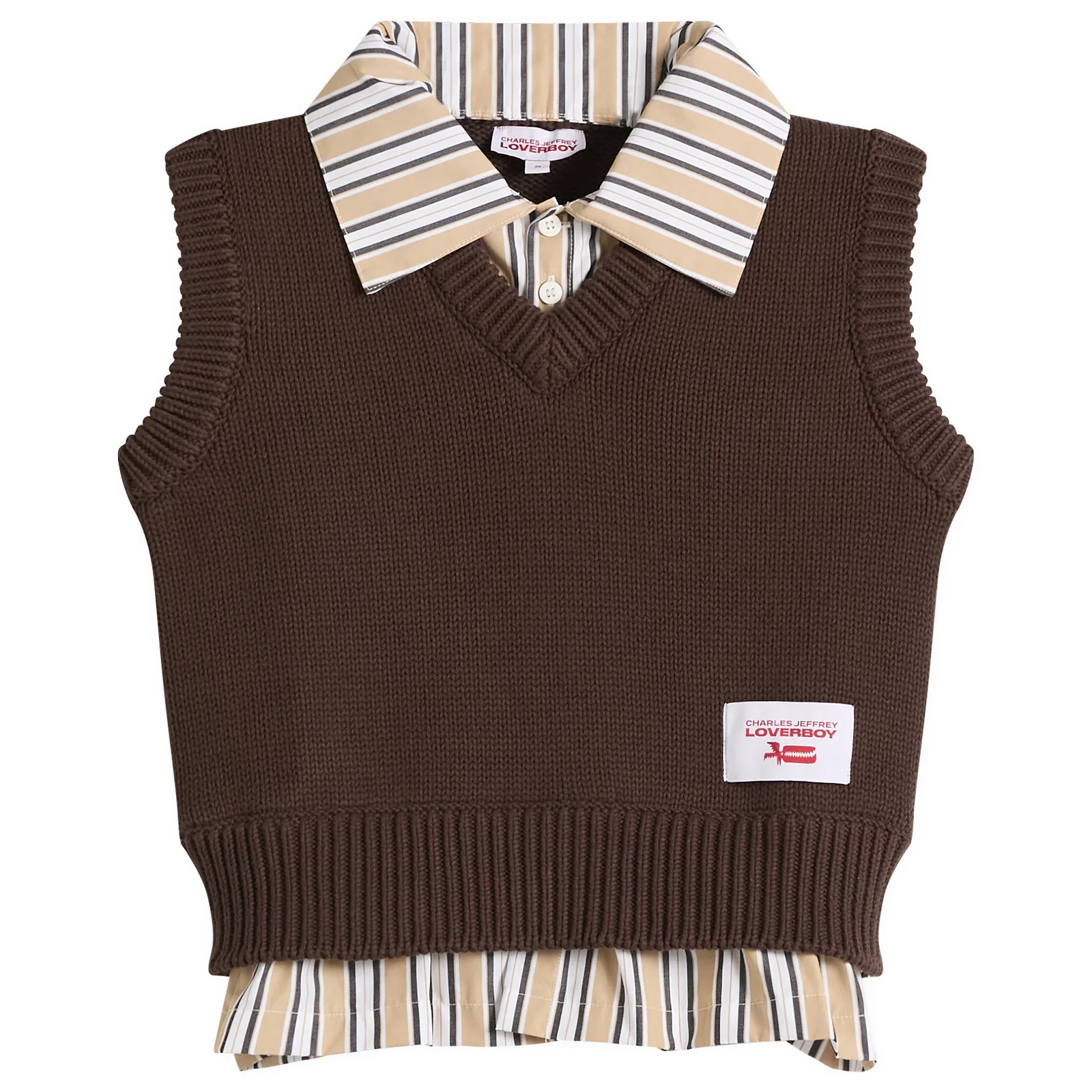 Charles Jeffrey Loverboy Smart Cropped Vest