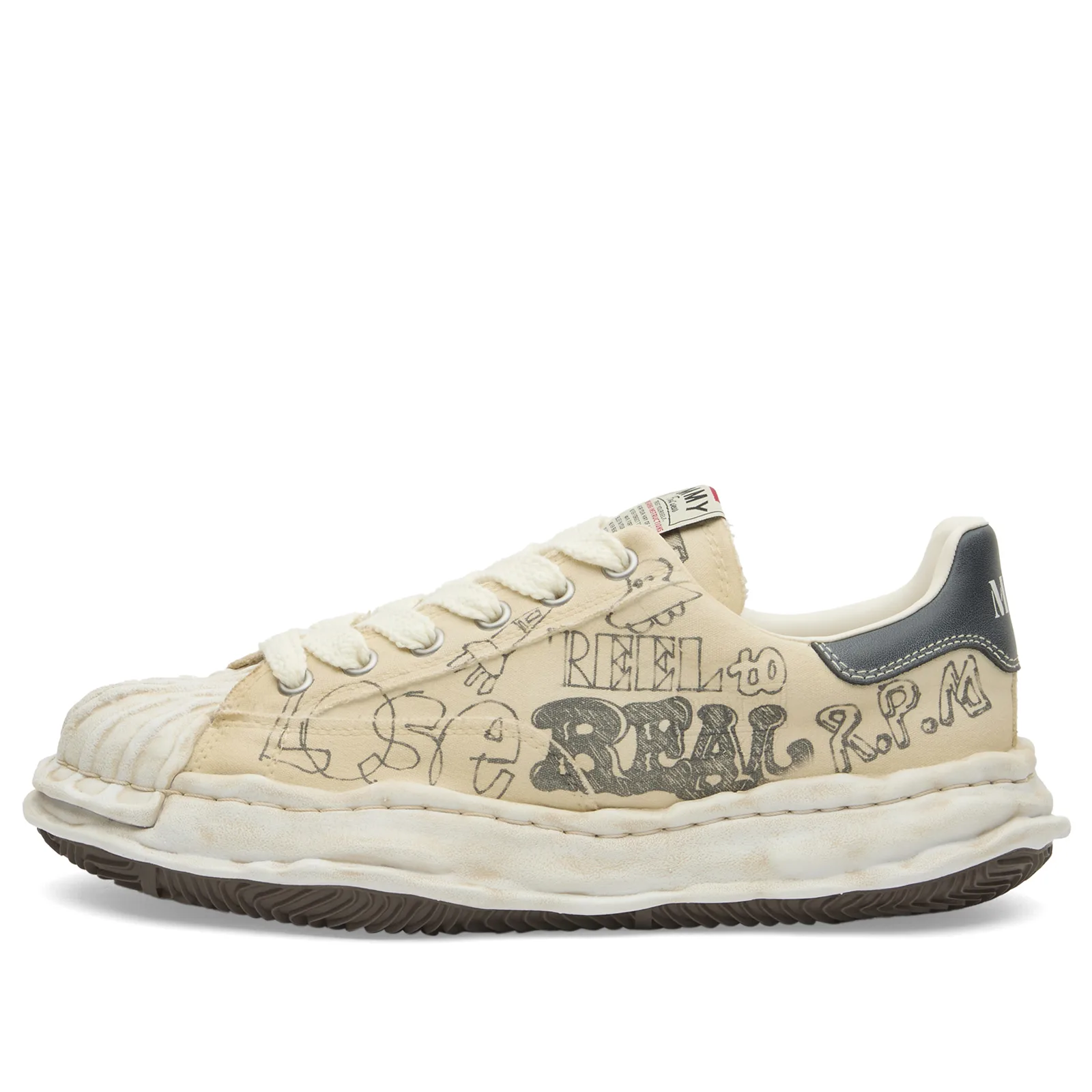 Maison Mihara Yasuhiro Blakey Graffiti Print Sneaker
