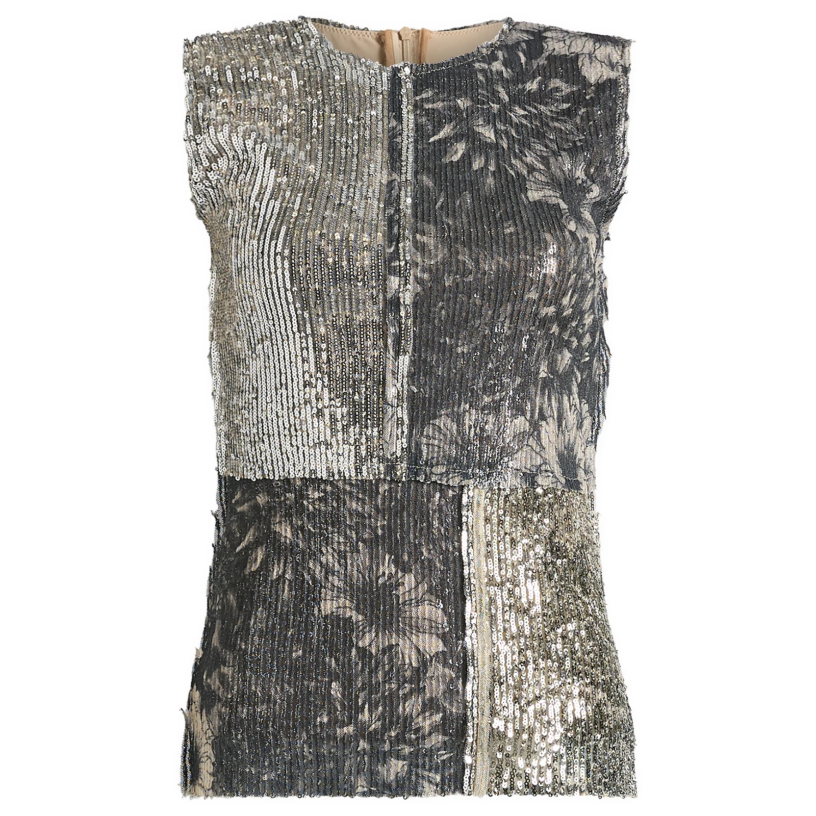 Maison Margiela Patchwork Sequin Top