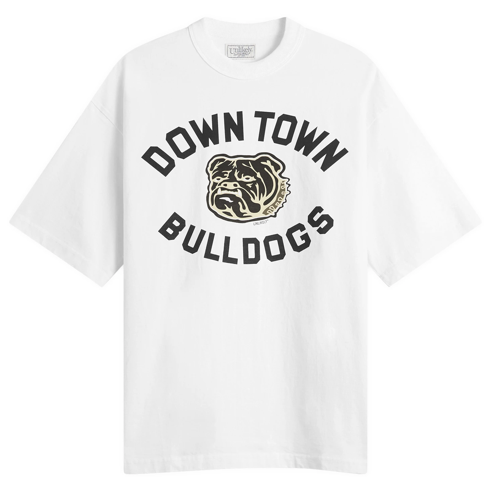 Unlikely Dry Goods "BULLDOGS" Graphic T-Shirt