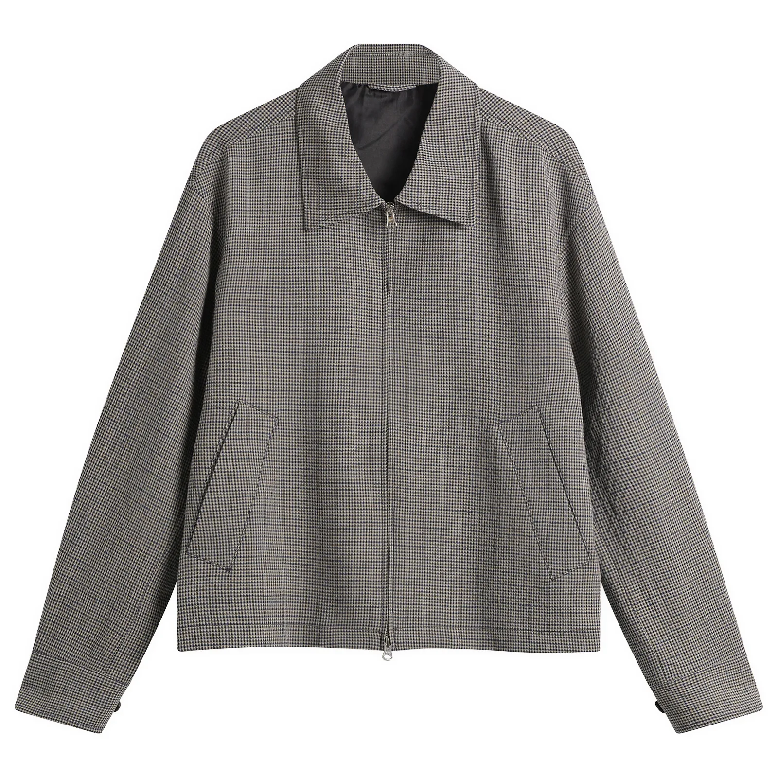 Mfpen Check Cropped Mail Jacket