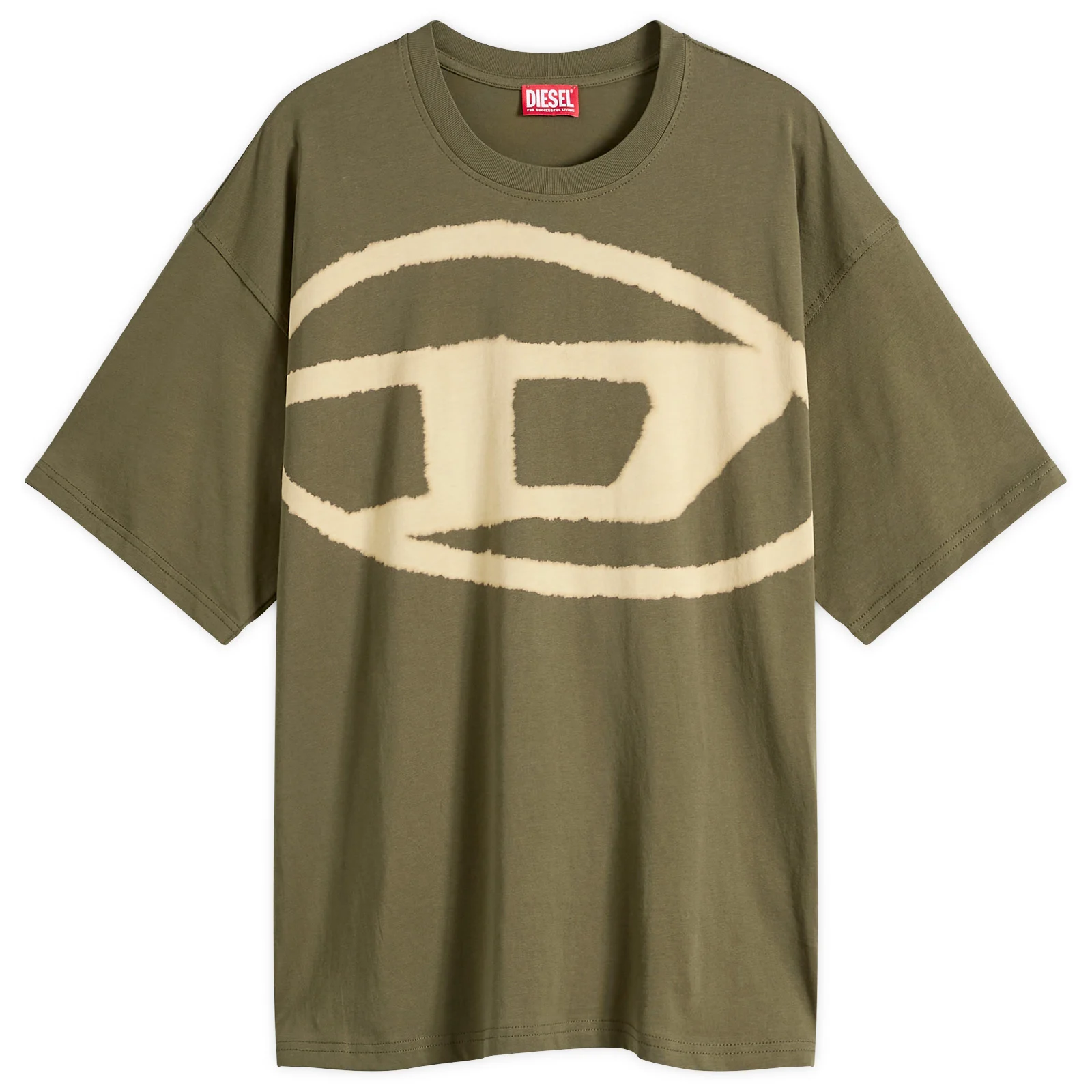 Diesel Bleach Logo T-Shirt
