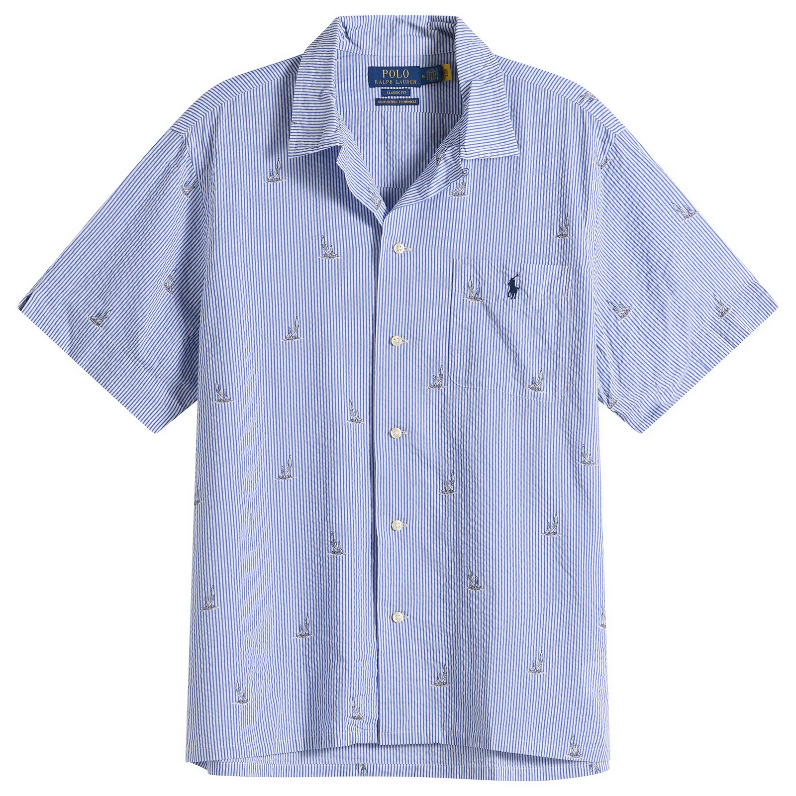 Polo Ralph Lauren Seersucker Sailboat Short Sleeve Shirt