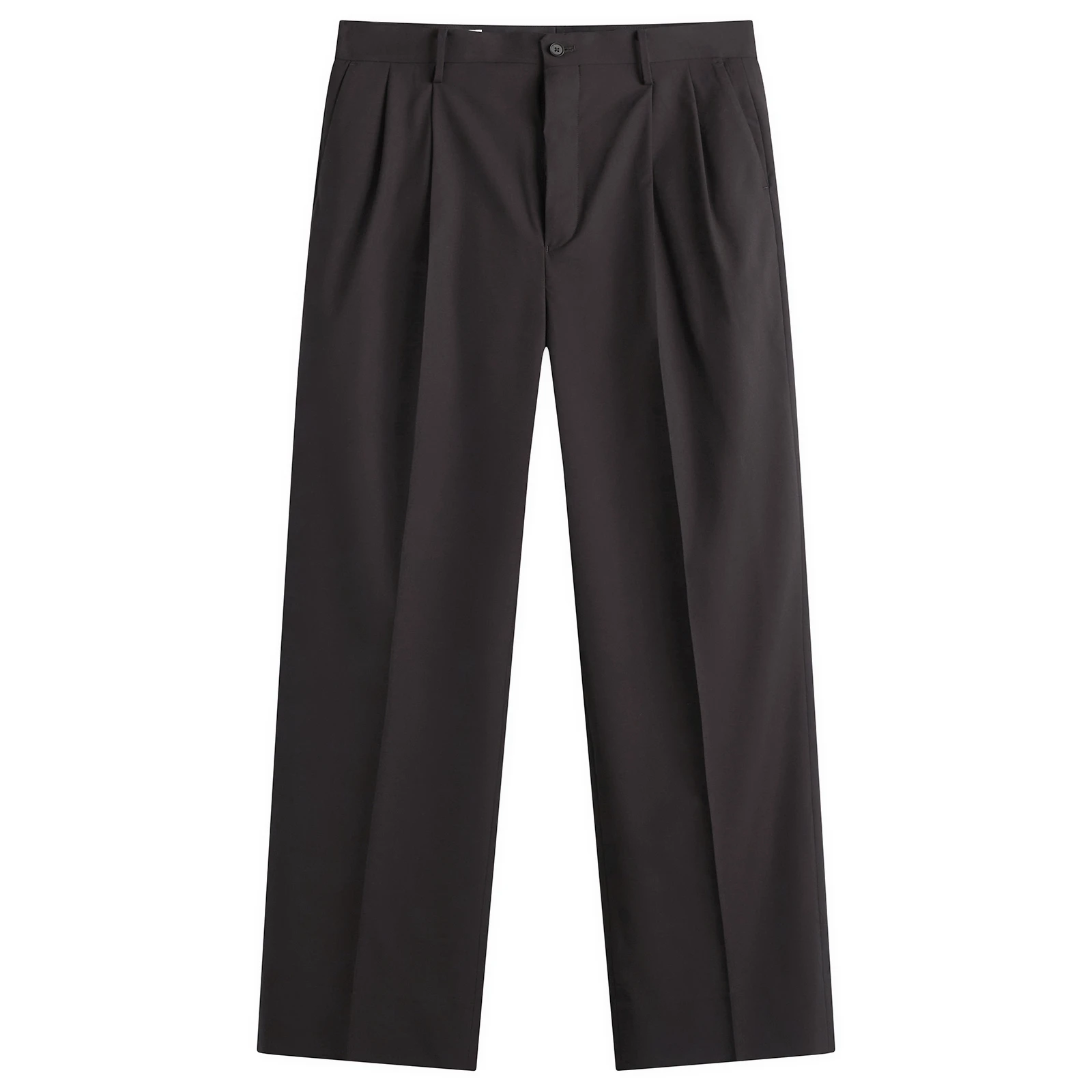 Kaptain Sunshine Wool Poplin Shoecut Trousers