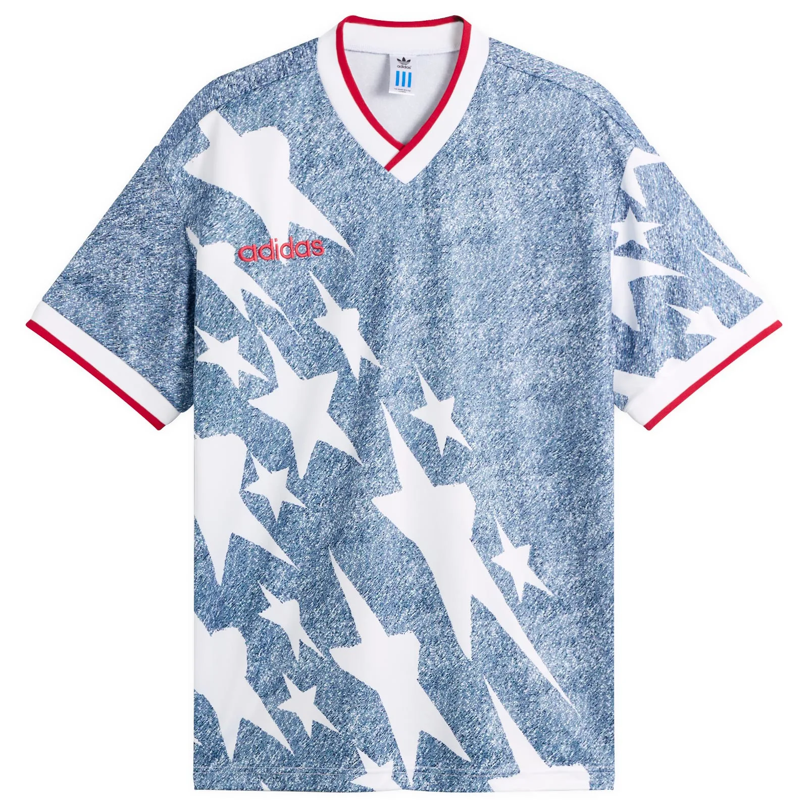 Adidas Denim Graphic Jersey Top