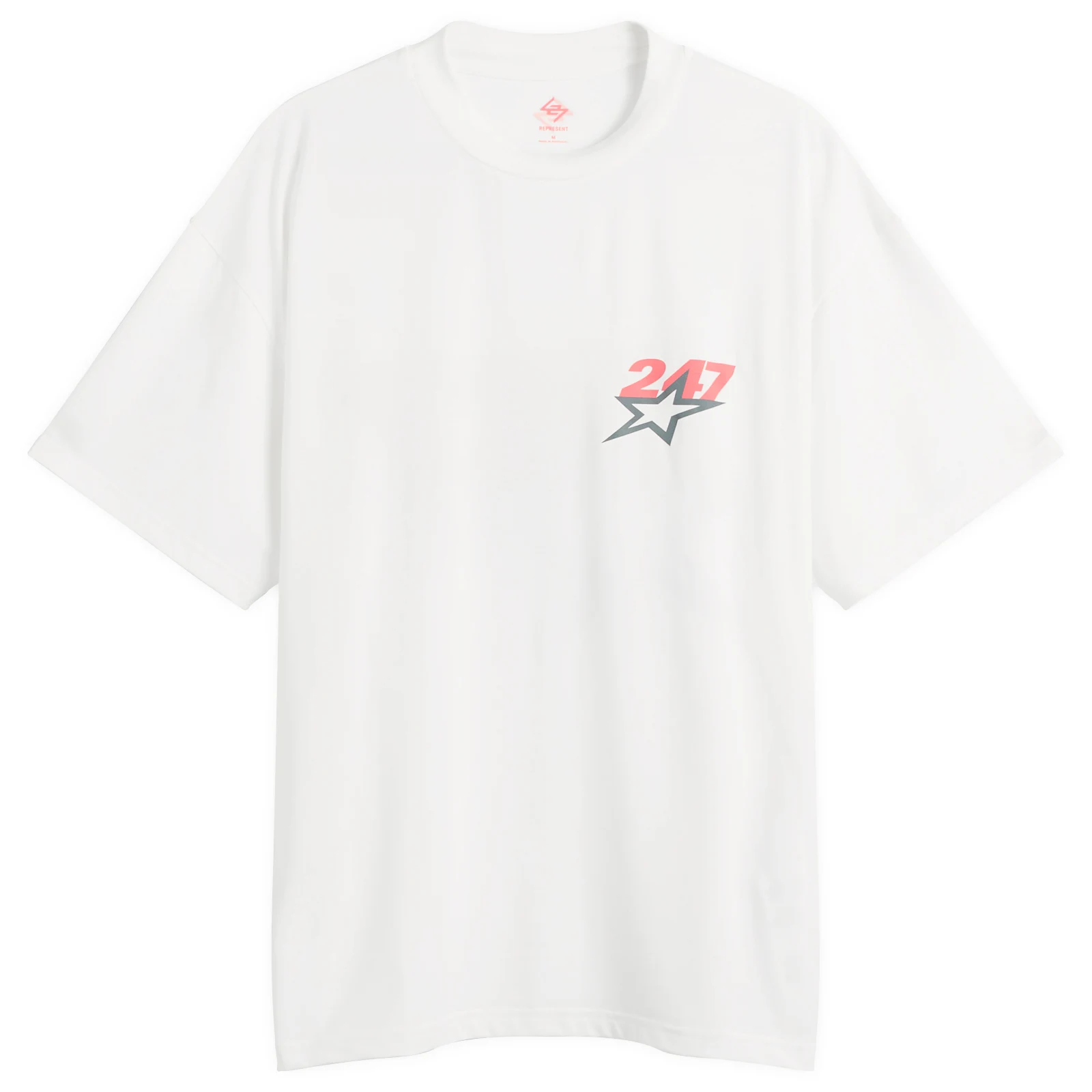 Represent Team 247 Star Print Oversized T-Shirt