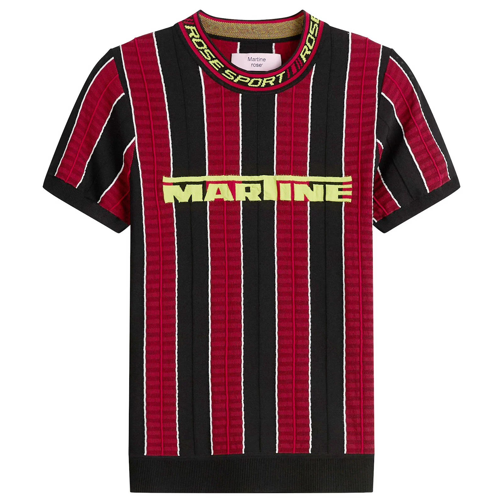 Martine Rose Logo Tight T-Shirt