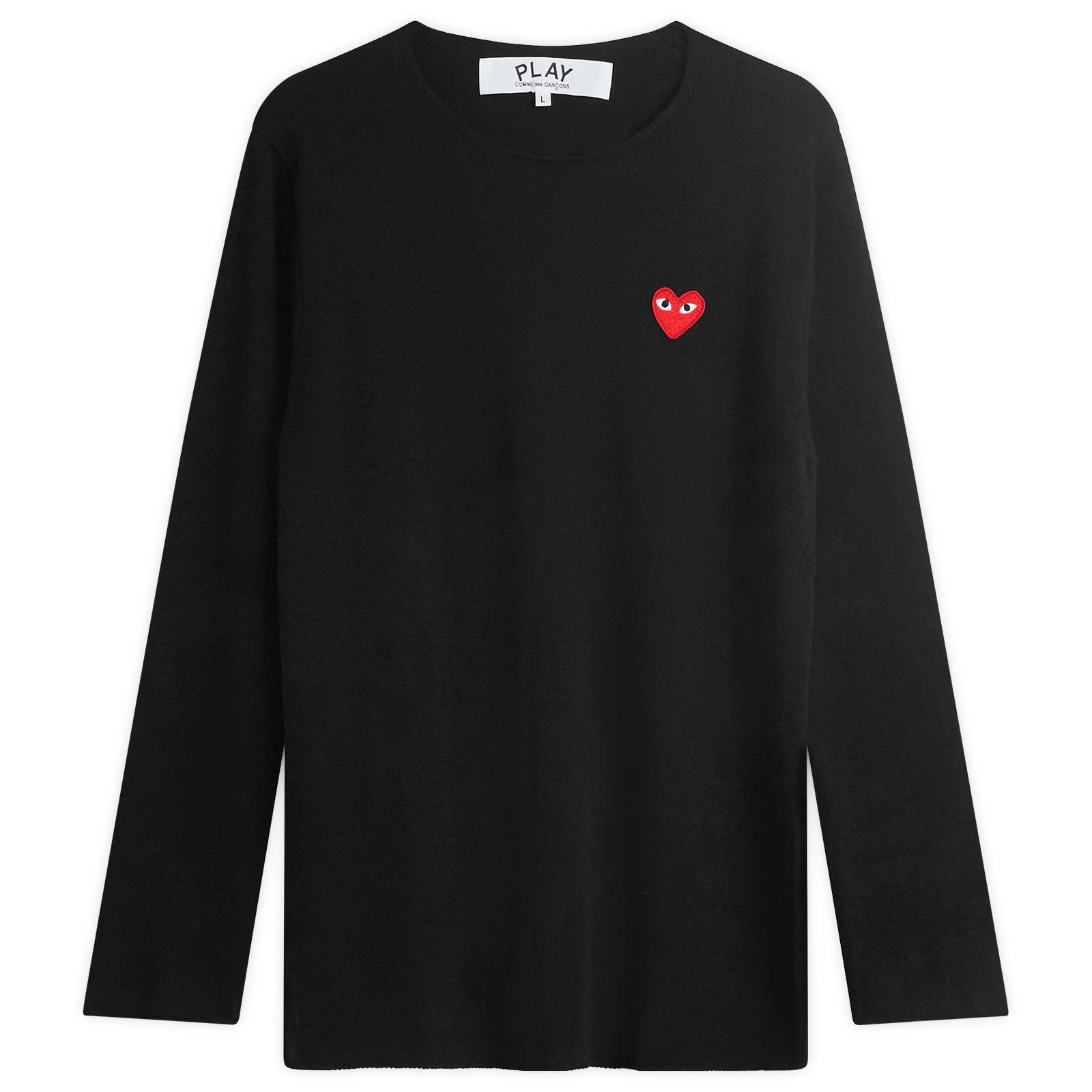 Comme des Garçons Play U Sweater Red Emblem Knit