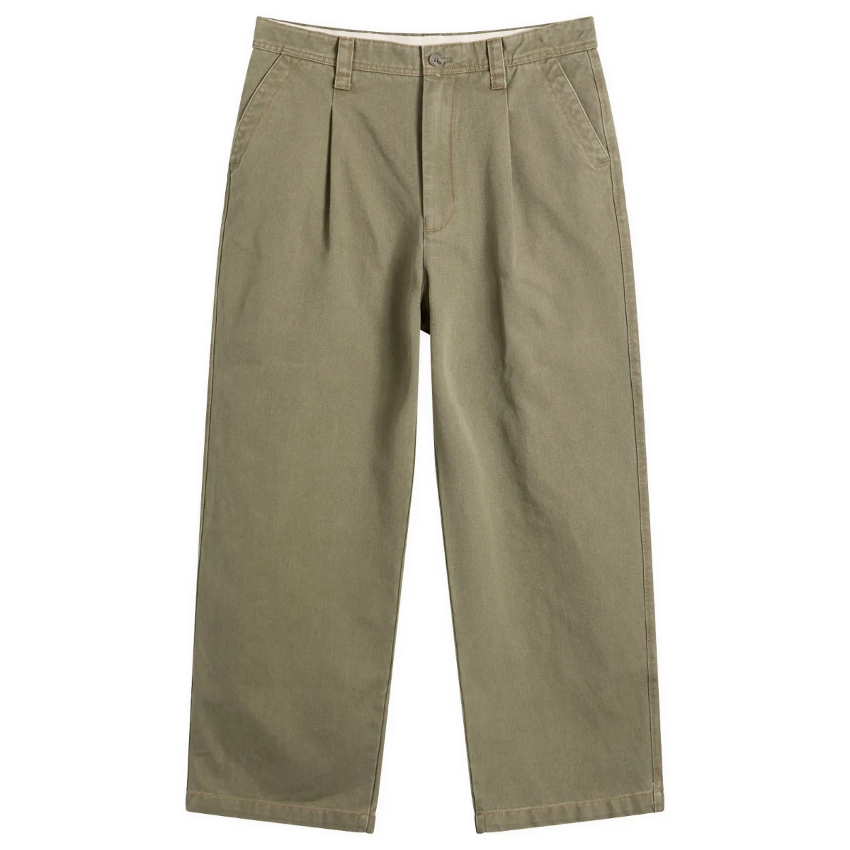 Bound Heavy Canvas Workwear Trousers