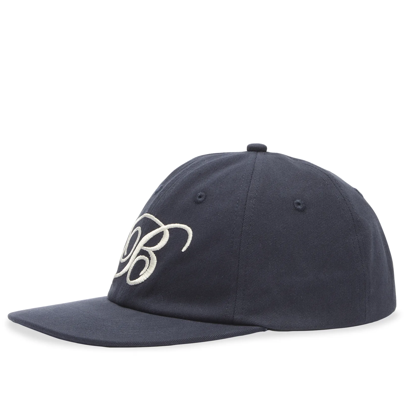 Bound Script Embroidered 6 Panel Cap