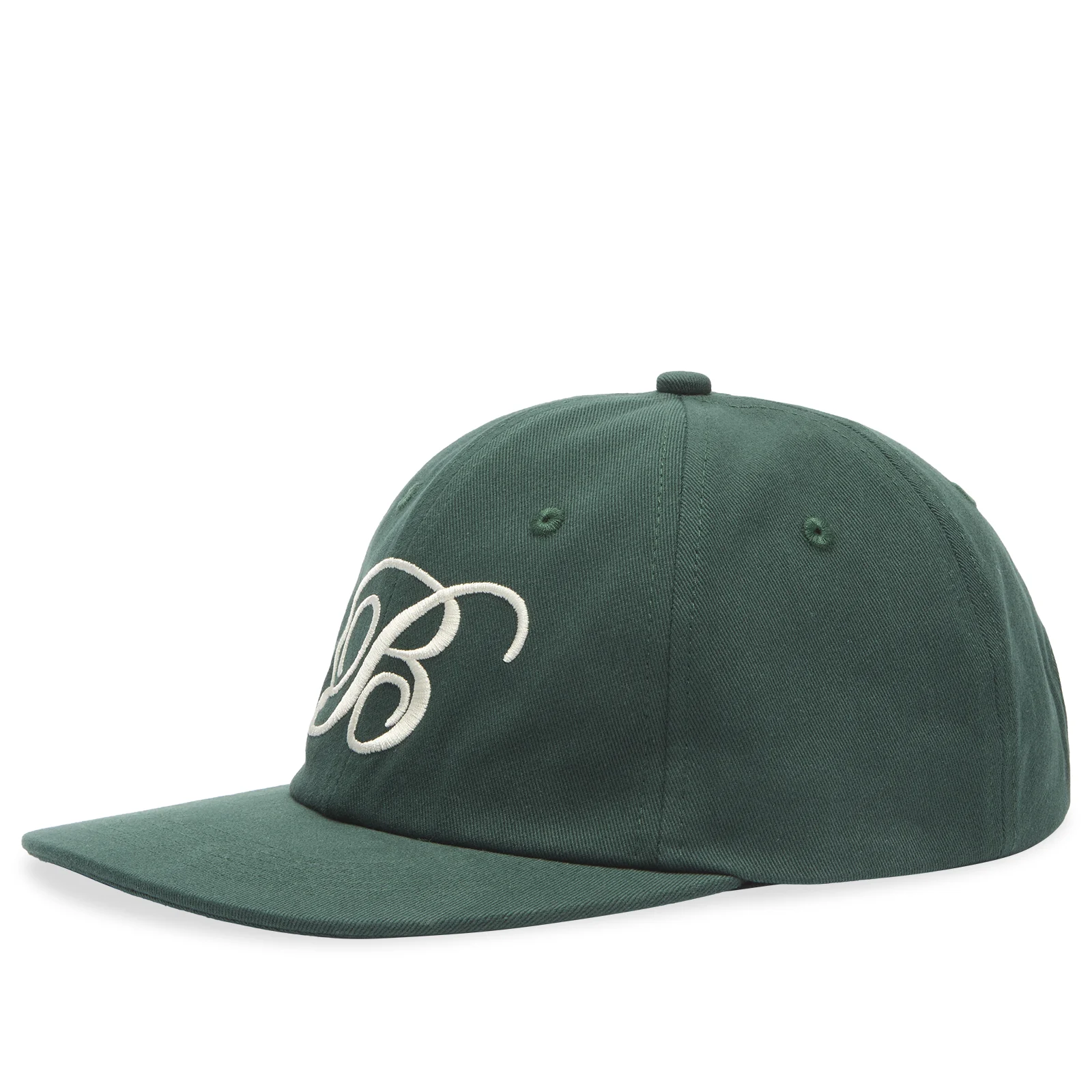 Bound Script Embroidered 6 Panel Cap