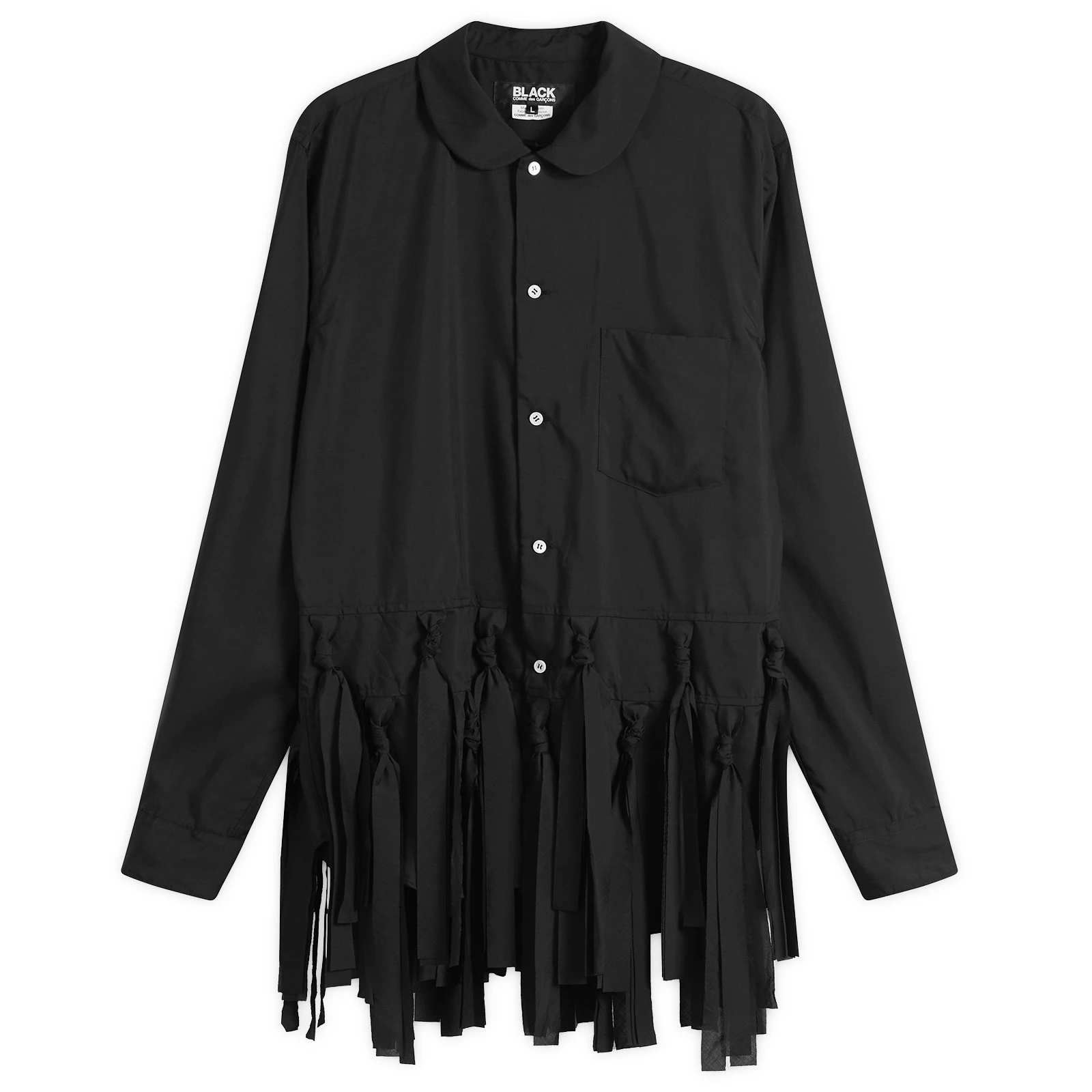 Comme des Garçons Black Fringed Jacket