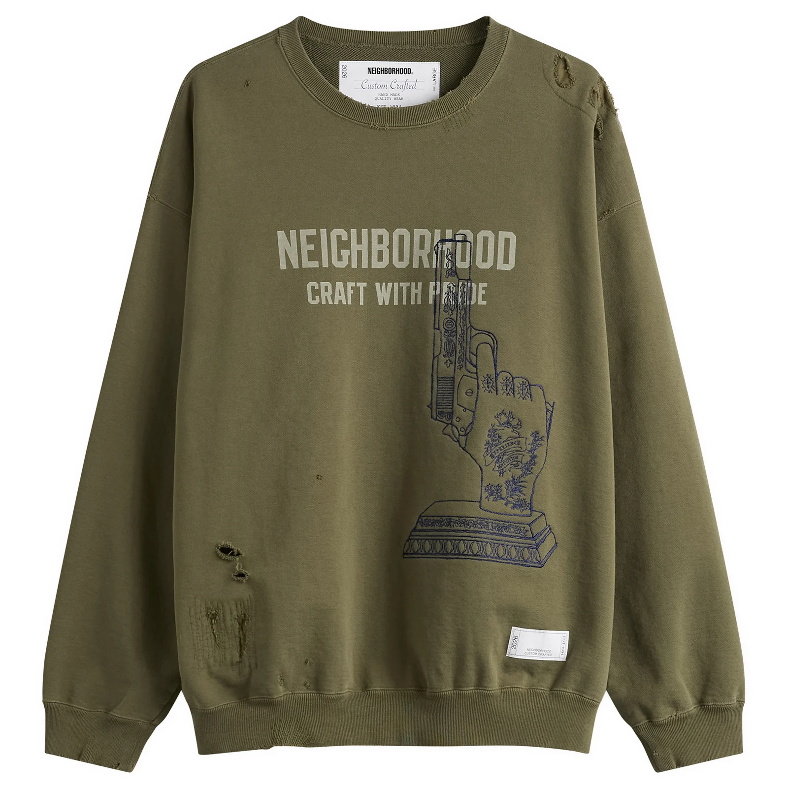 Neighborhood Embroidered Savage Sweatshirt