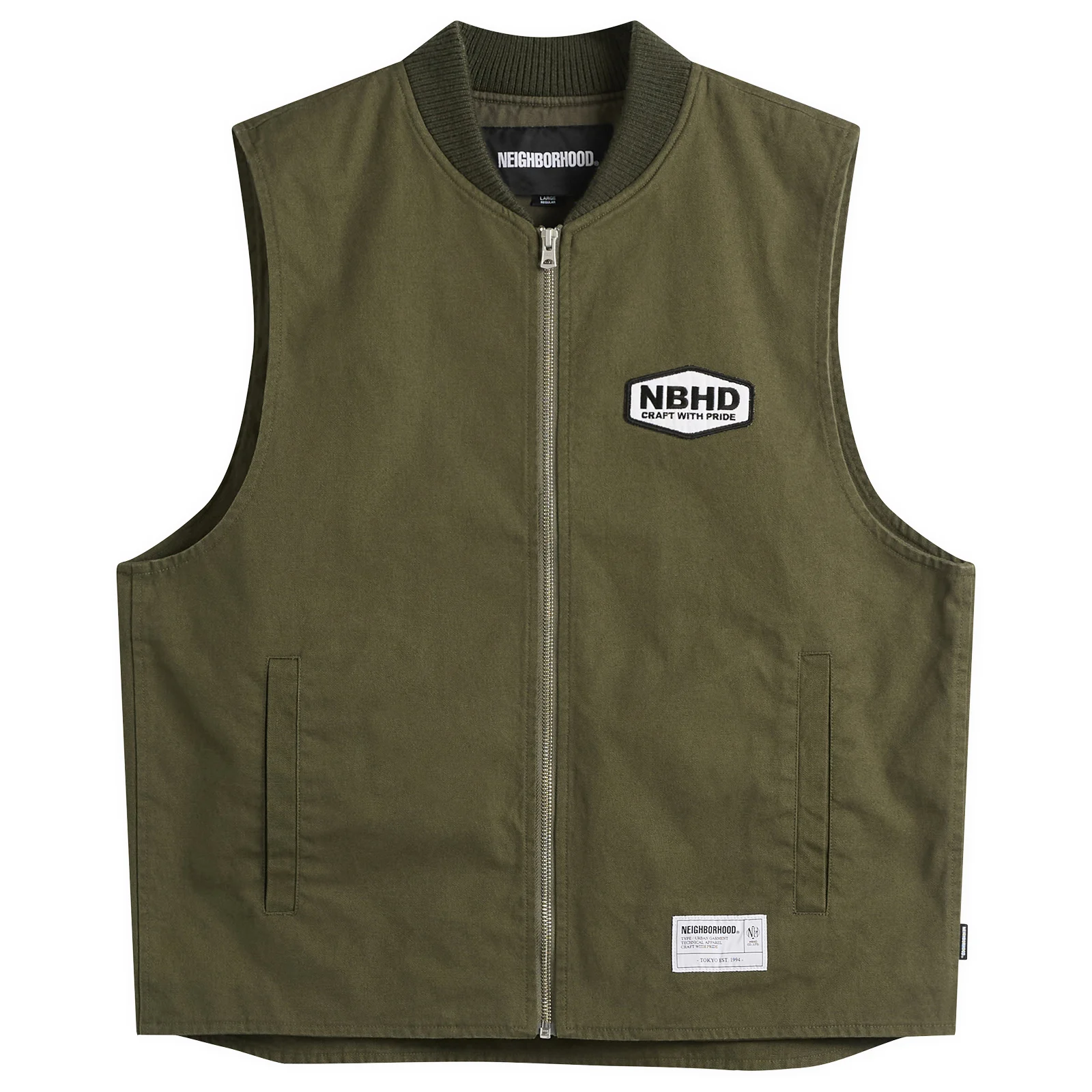 Neighborhood Zip Work Vest