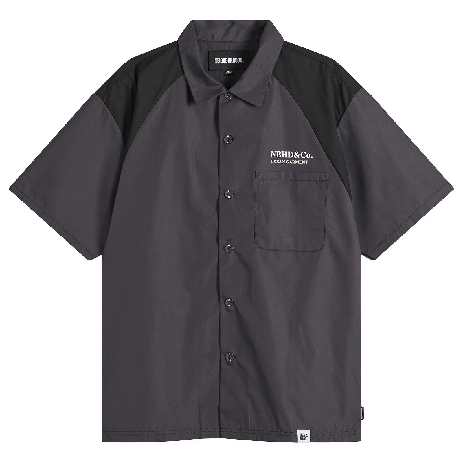 Neighborhood Classic 2-Tone Short Sleeve Work Shirt 2