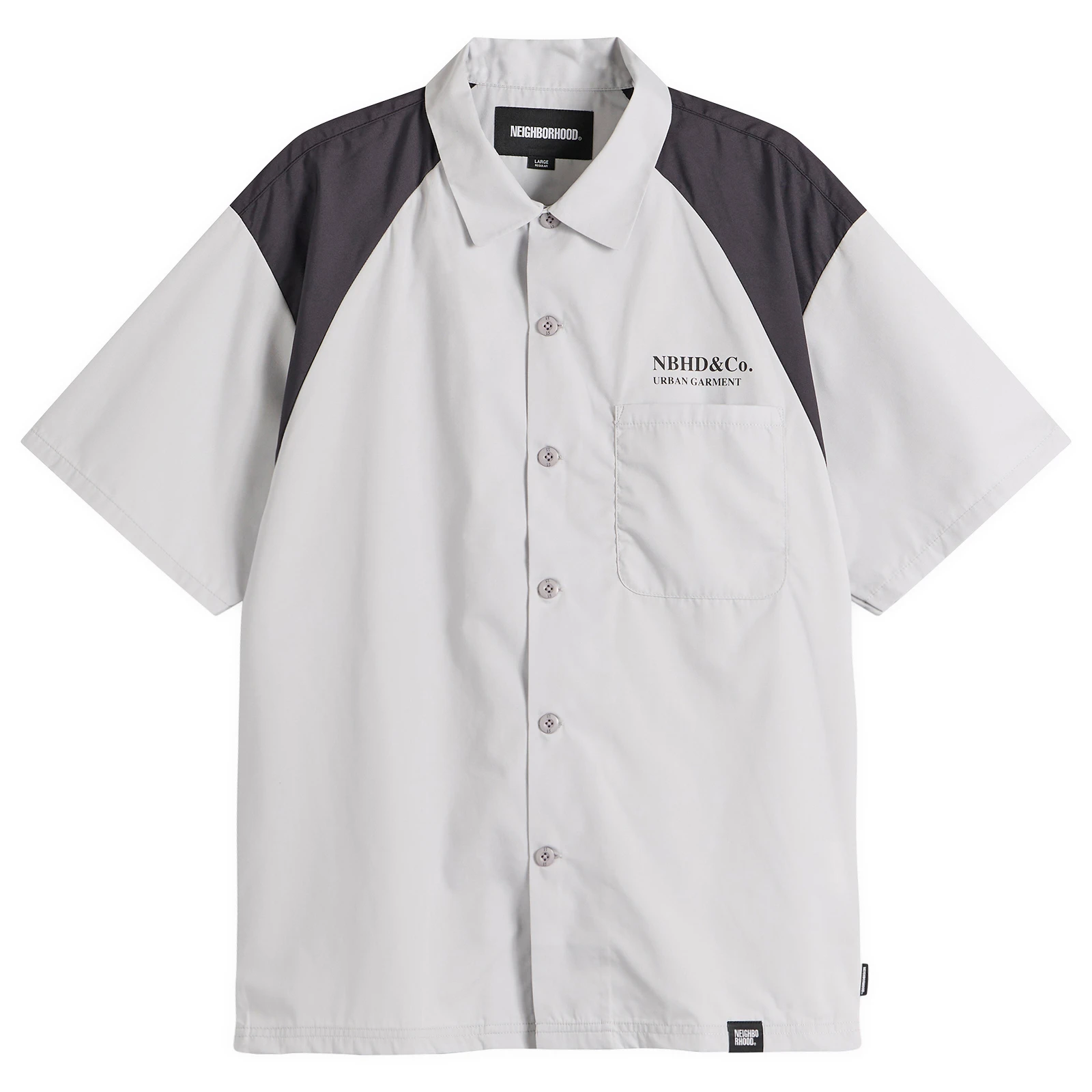 Neighborhood Classic 2-Tone Short Sleeve Work Shirt 2
