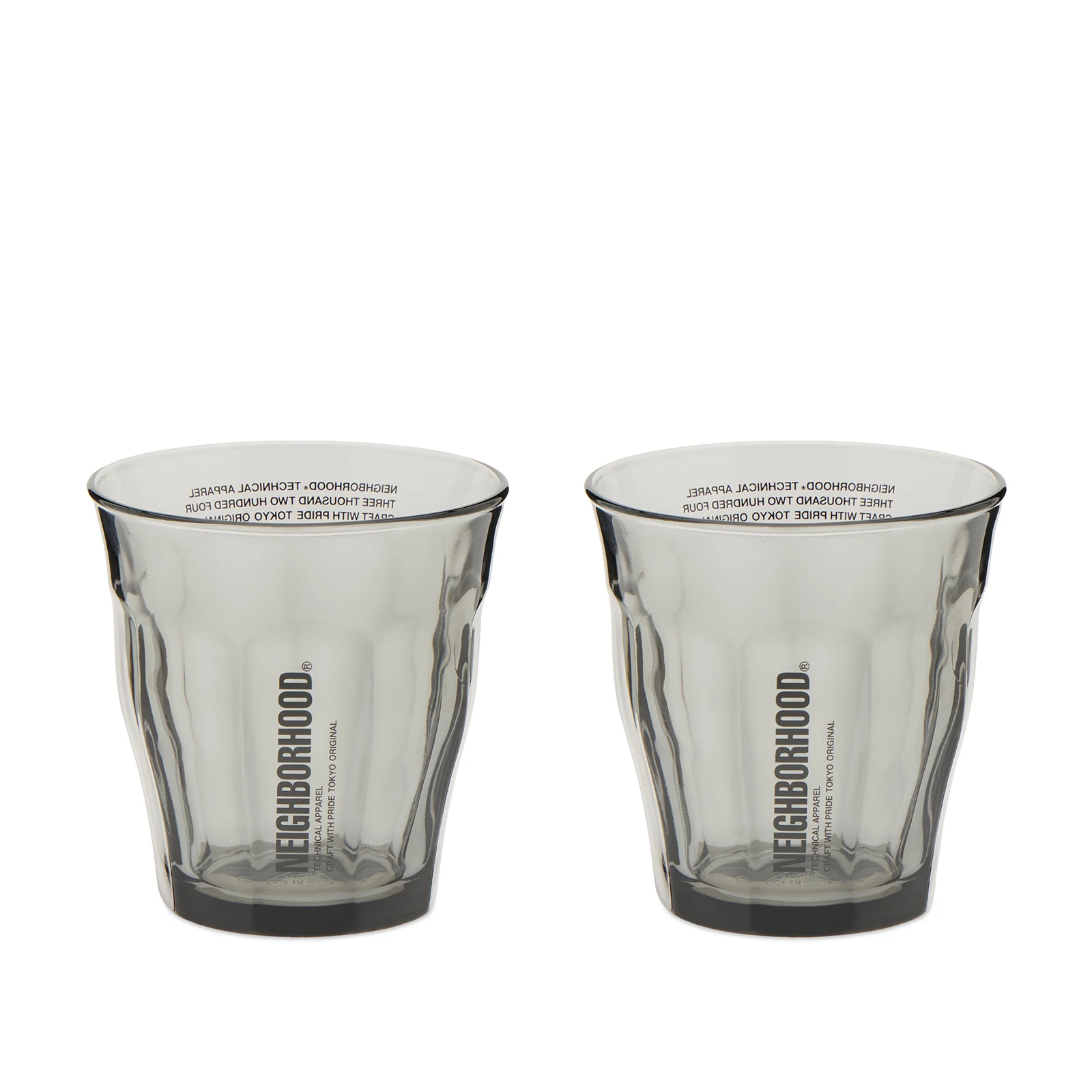 Neighborhood Logo Duralex Medium Glass Set