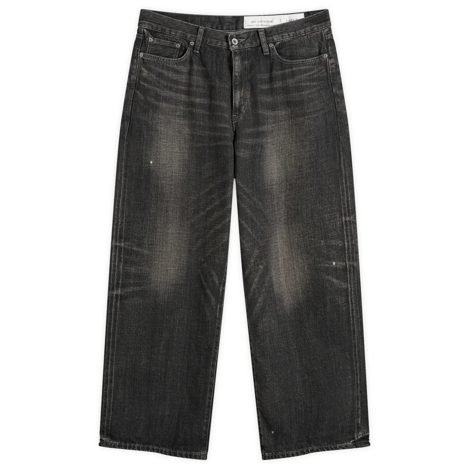 Neighborhood Washed Denim DP Wide Jeans