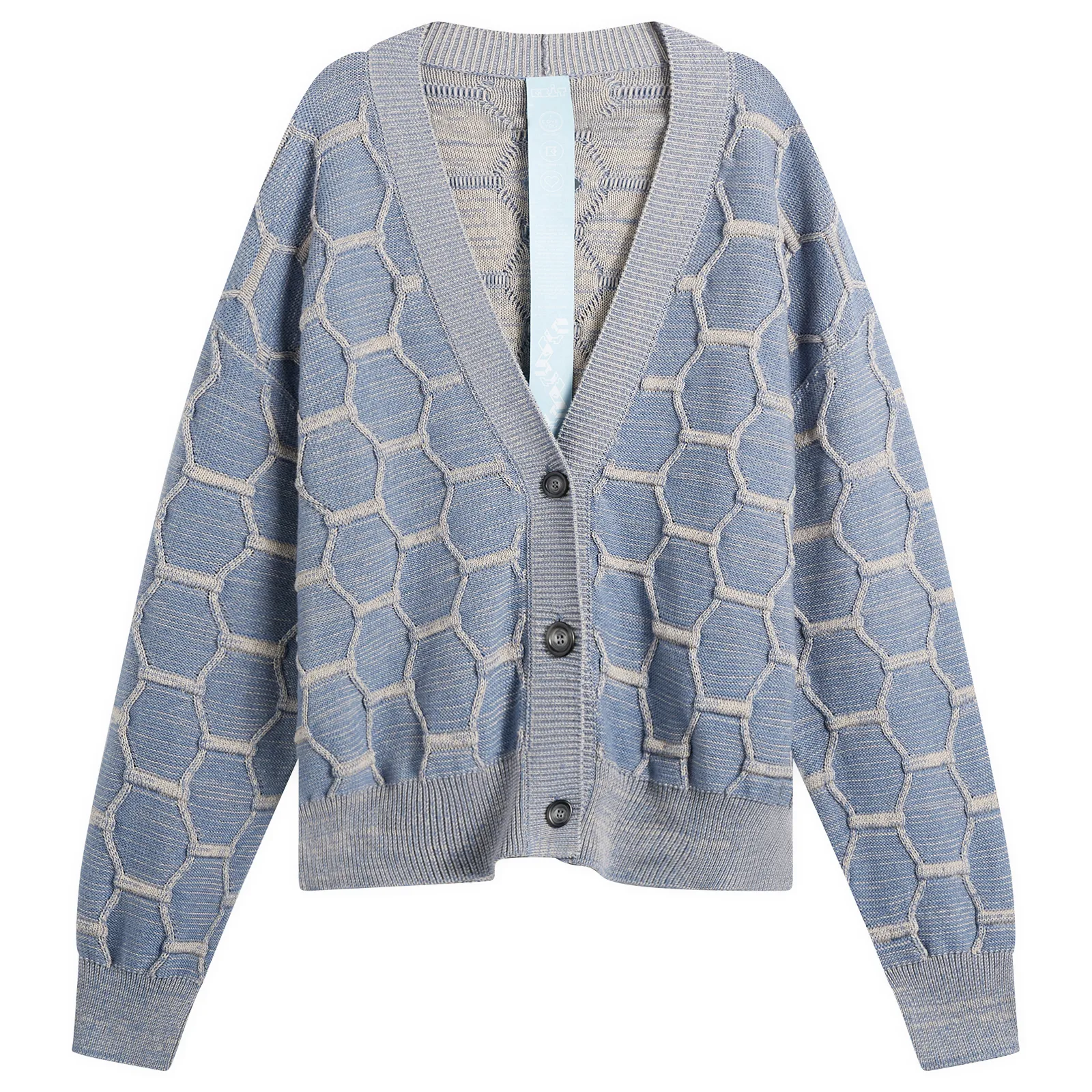 EBiT Honeycomb Knit Cardigan