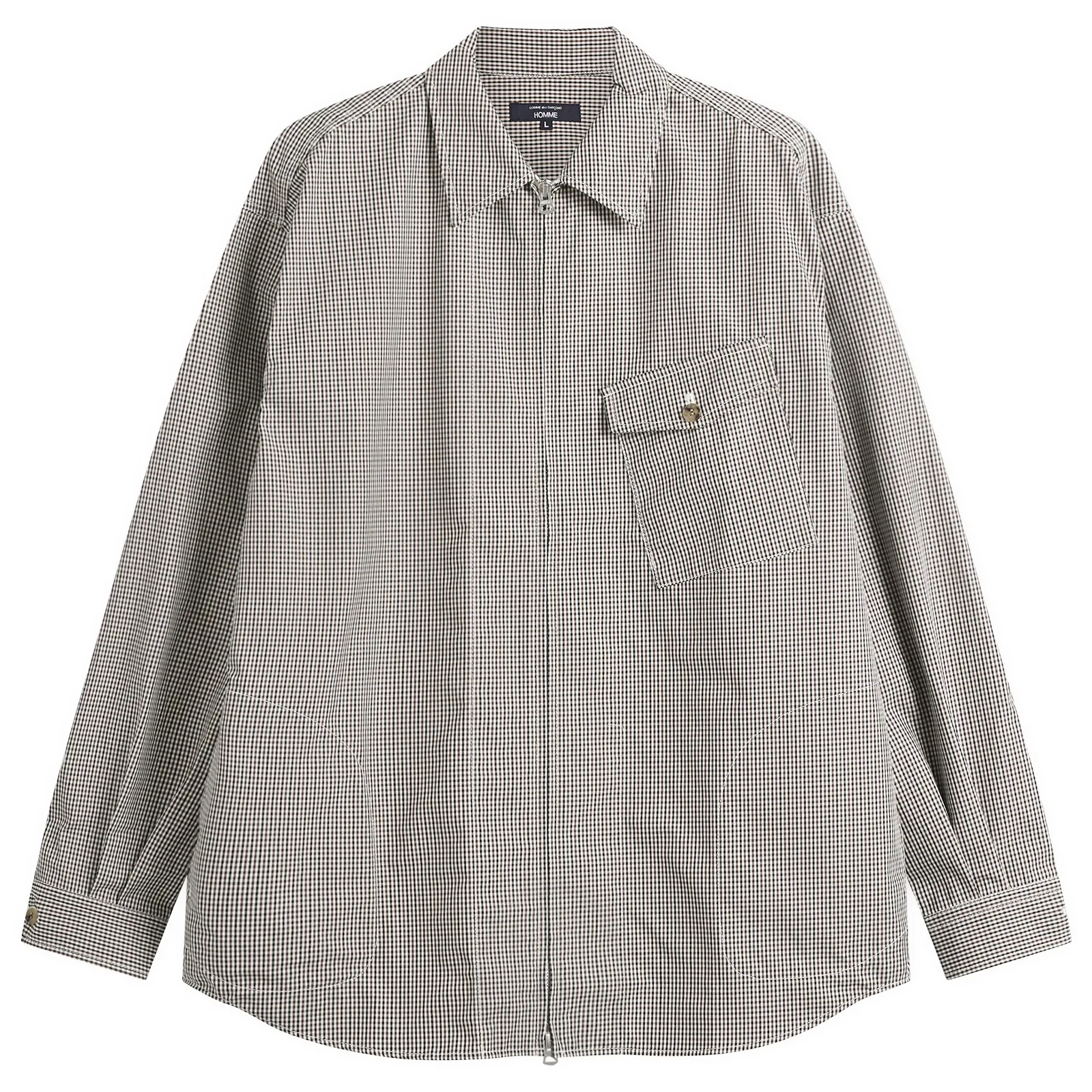 Comme des Garçons Homme Check Triple Layers Shirt