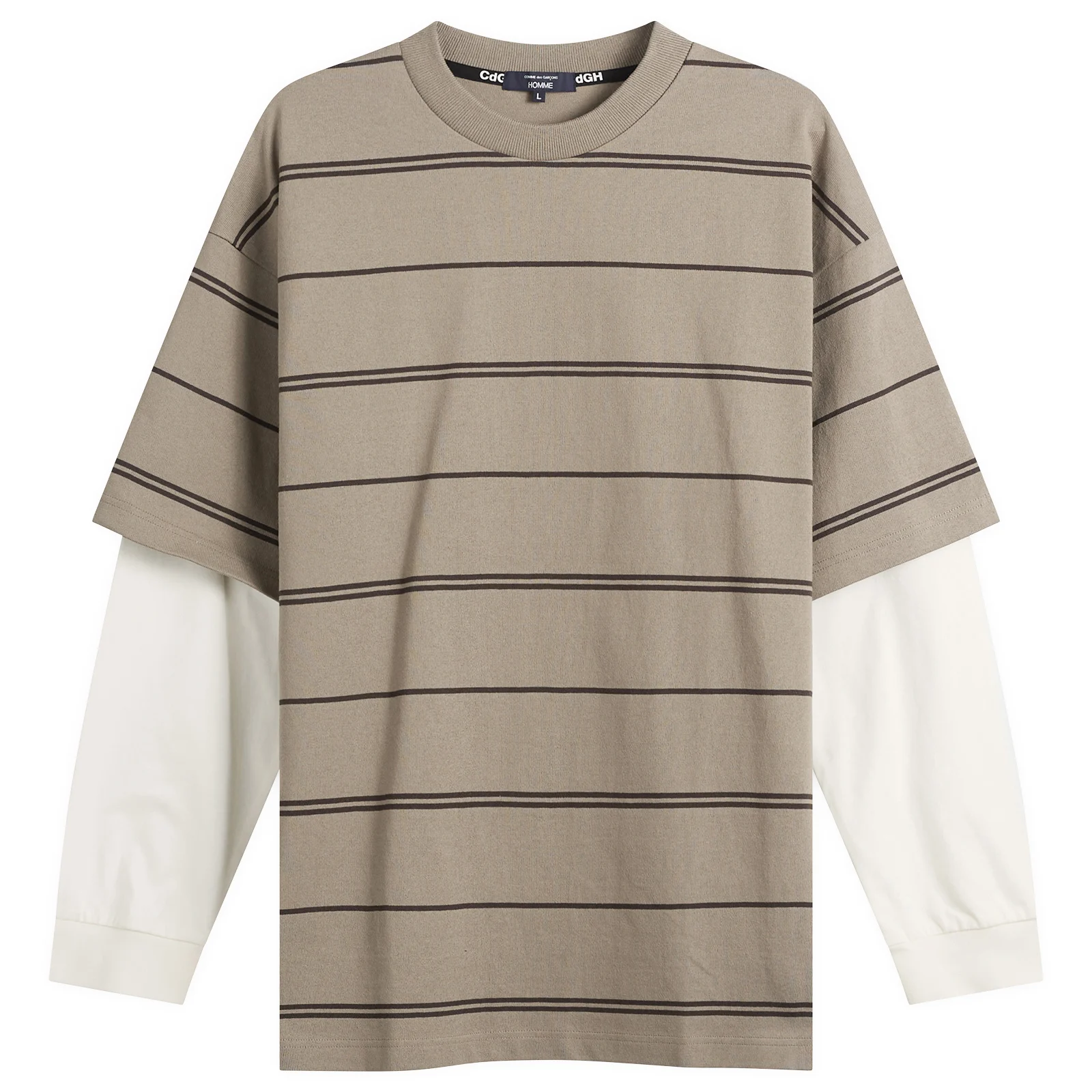 Comme des Garçons Homme Horiztonal Stripe Long Sleeve Top