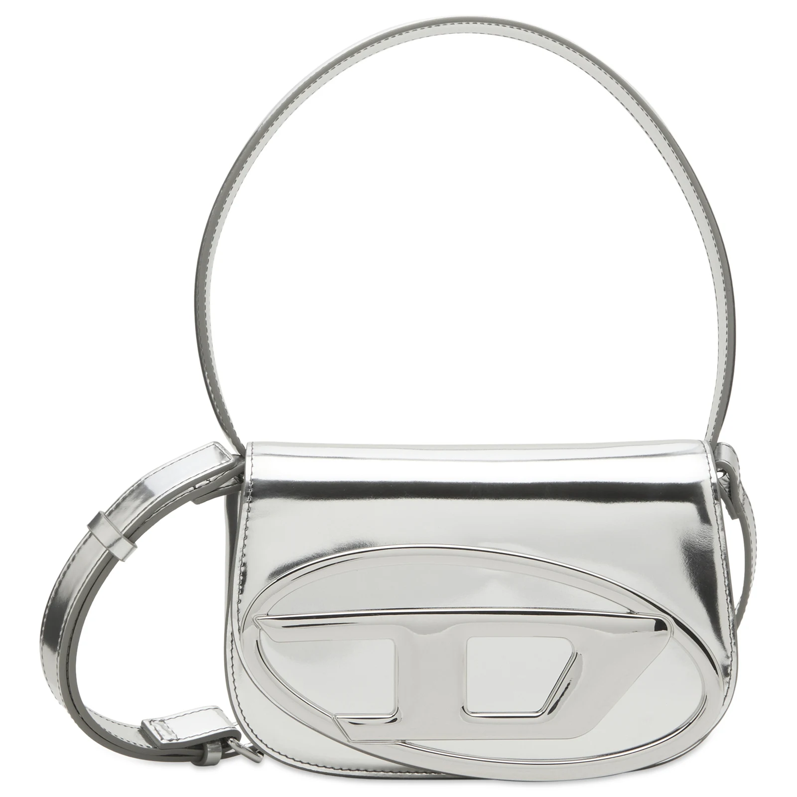 Diesel 1DR Logo Mirror Leather Handbag