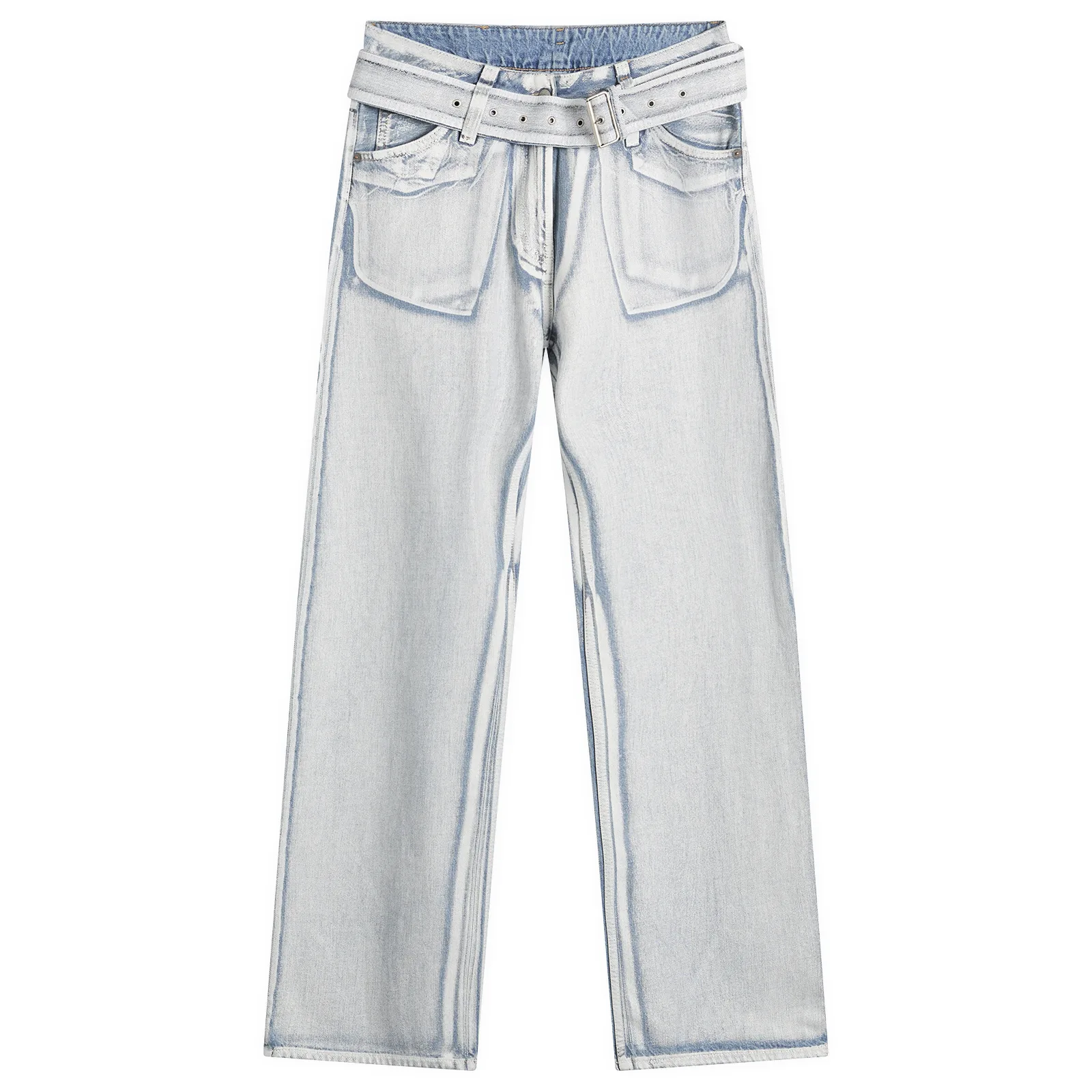 Acne Studios Page Blue Shadow Belted Jeans