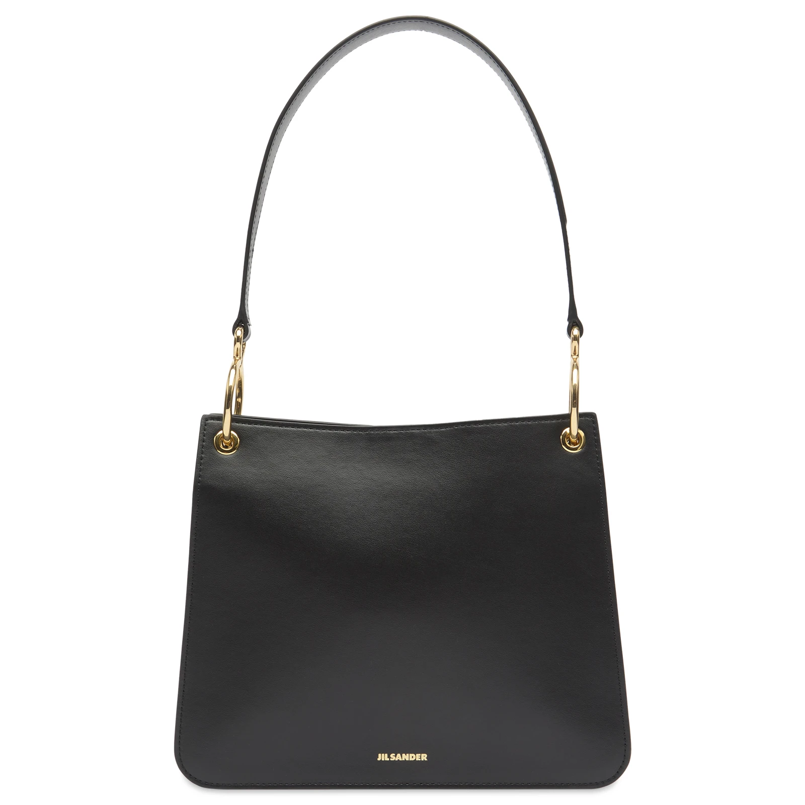 Jil Sander Otto SM Leather Shoulder Bag
